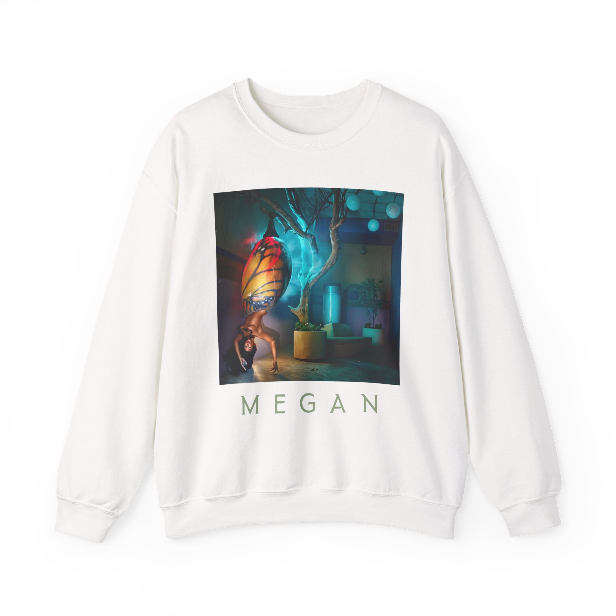 Megan Thee Stallion Butterfly Unisex Heavy Blend™ Crewneck Sweatshirt - Image 3