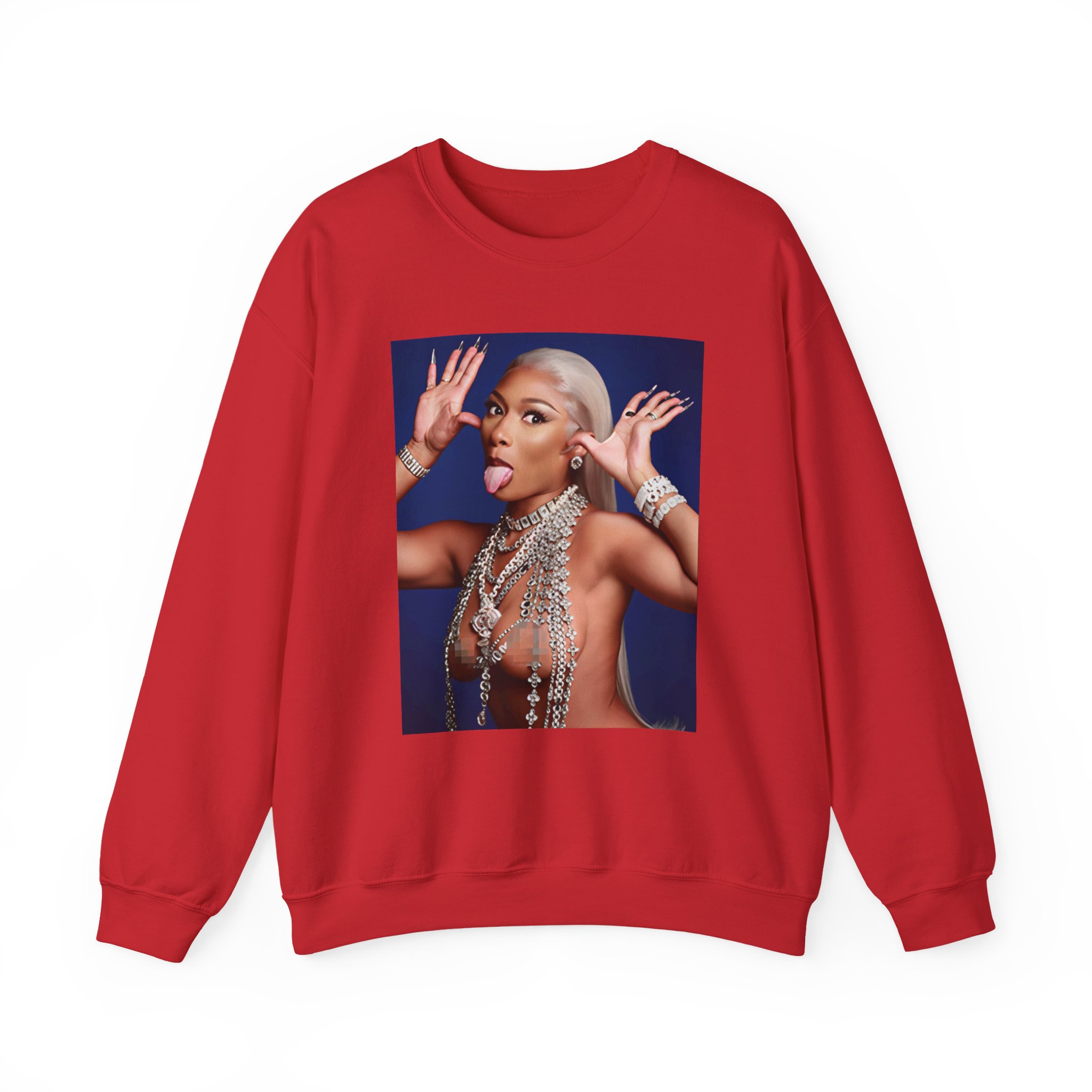 Megan Thee Stallion Hiss Tina Snow Unisex Heavy Blend™ Crewneck Sweatshirt - Image 25