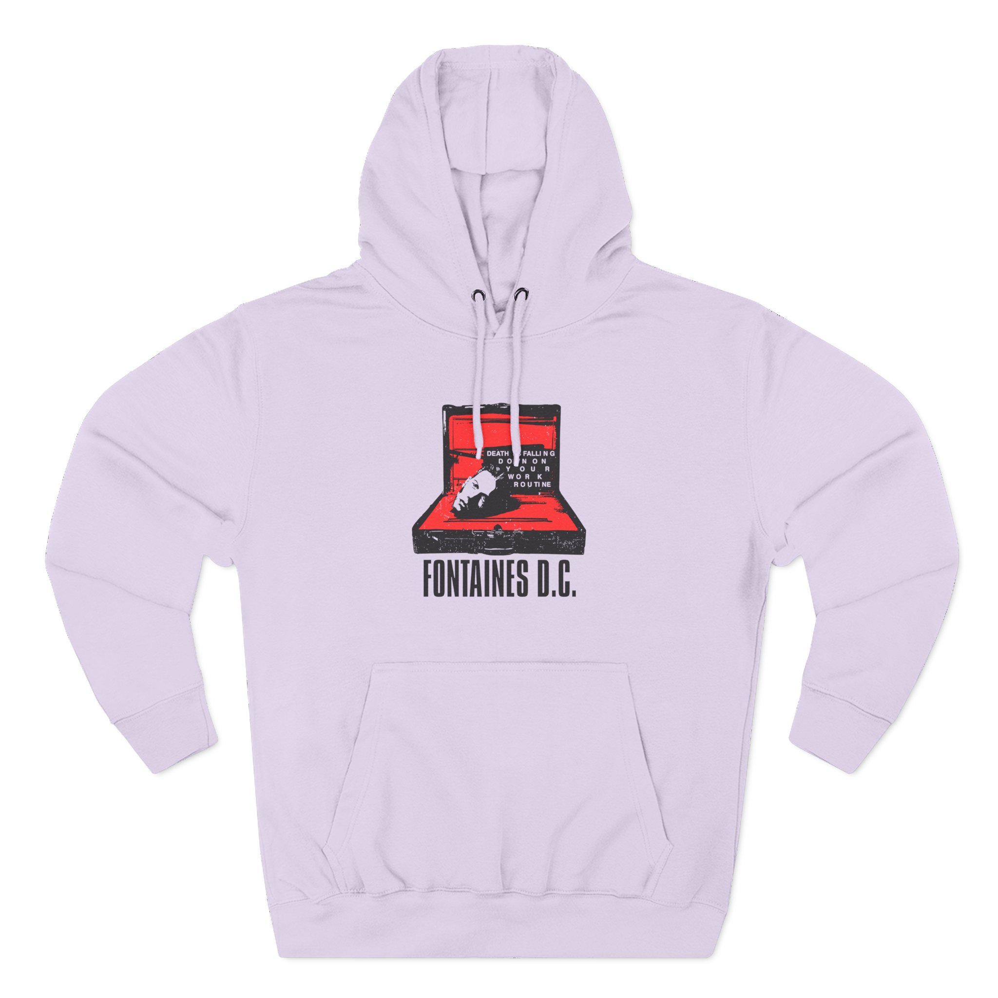 Fontaines Death Is Falling Down On Your Work Routine Three-Panel Fleece Hoodie - Image 13