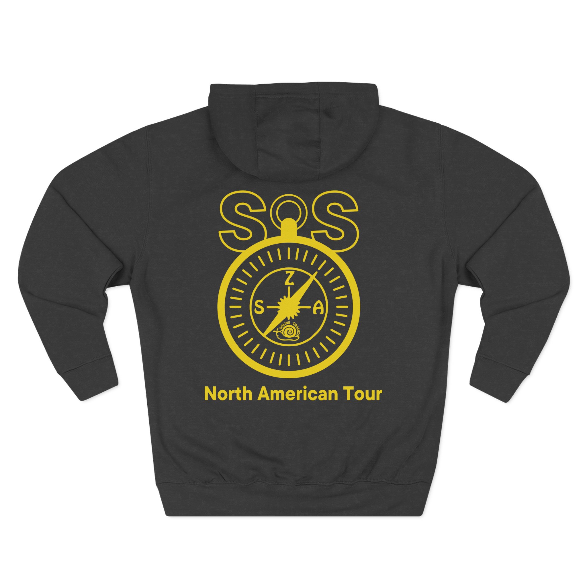 Sza I Did It All for Love North America Tour Three-Panel Fleece Hoodie - Image 4