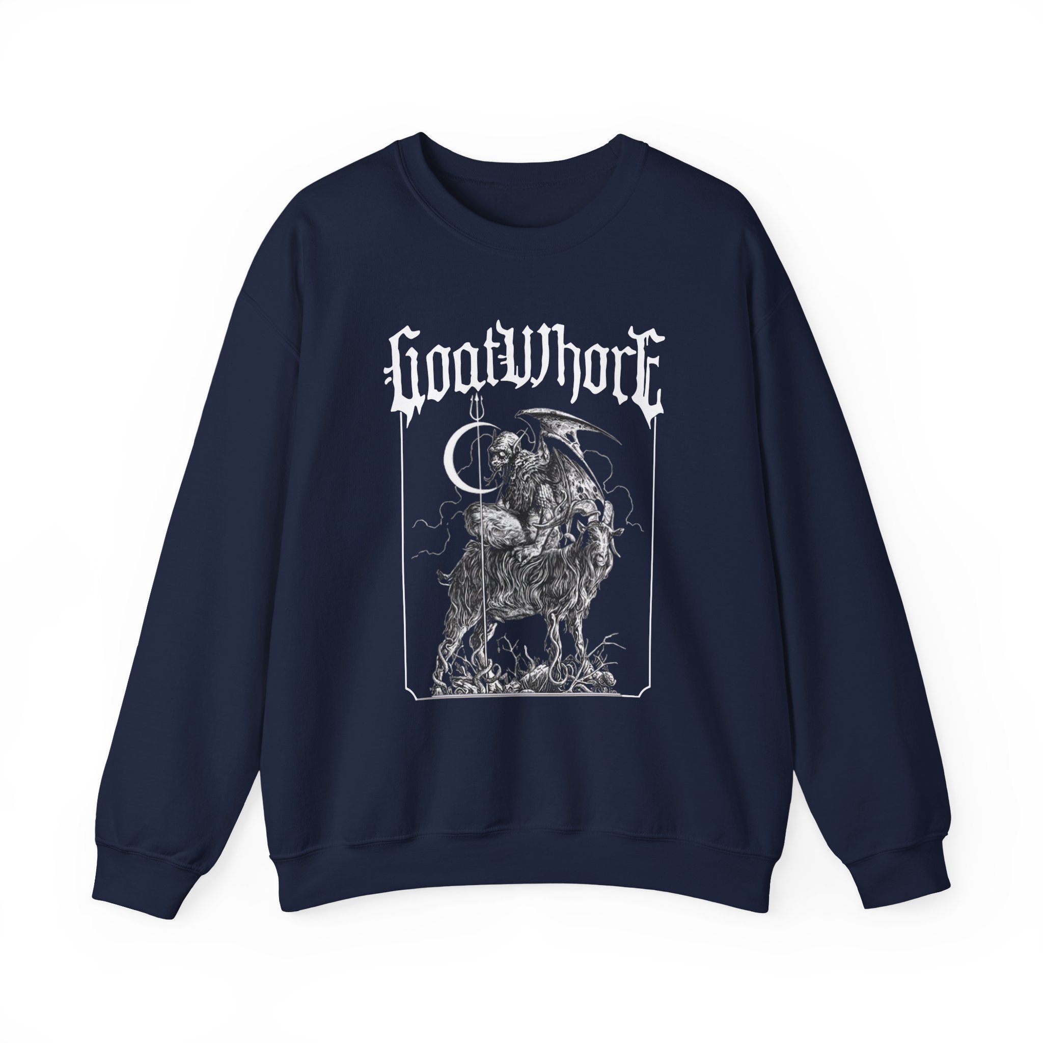 Goatwhore ghoul Unisex Heavy Blend™ Crewneck Sweatshirt - Image 11