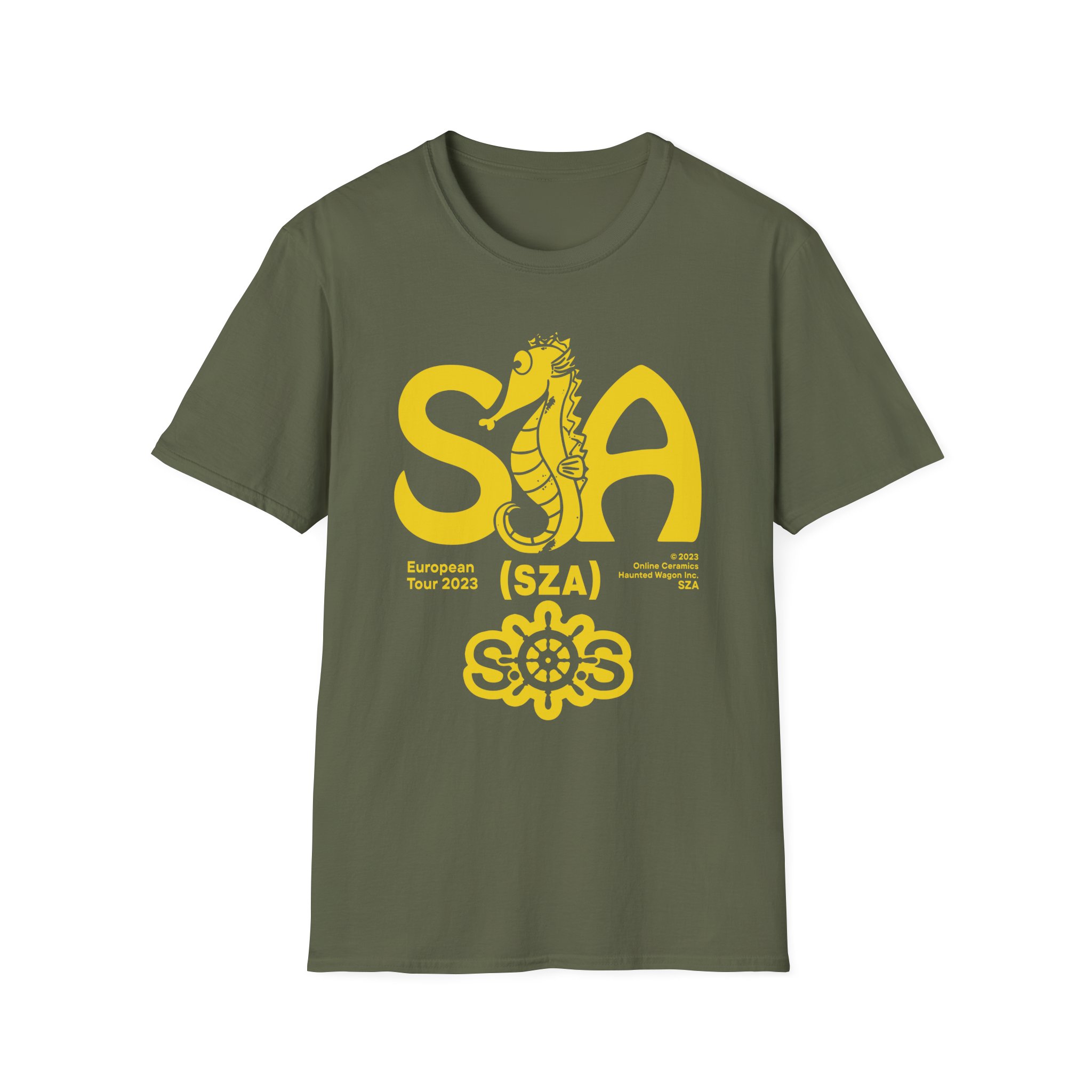 Sza Seahouse Tour Unisex Softstyle T-Shirt - Image 7