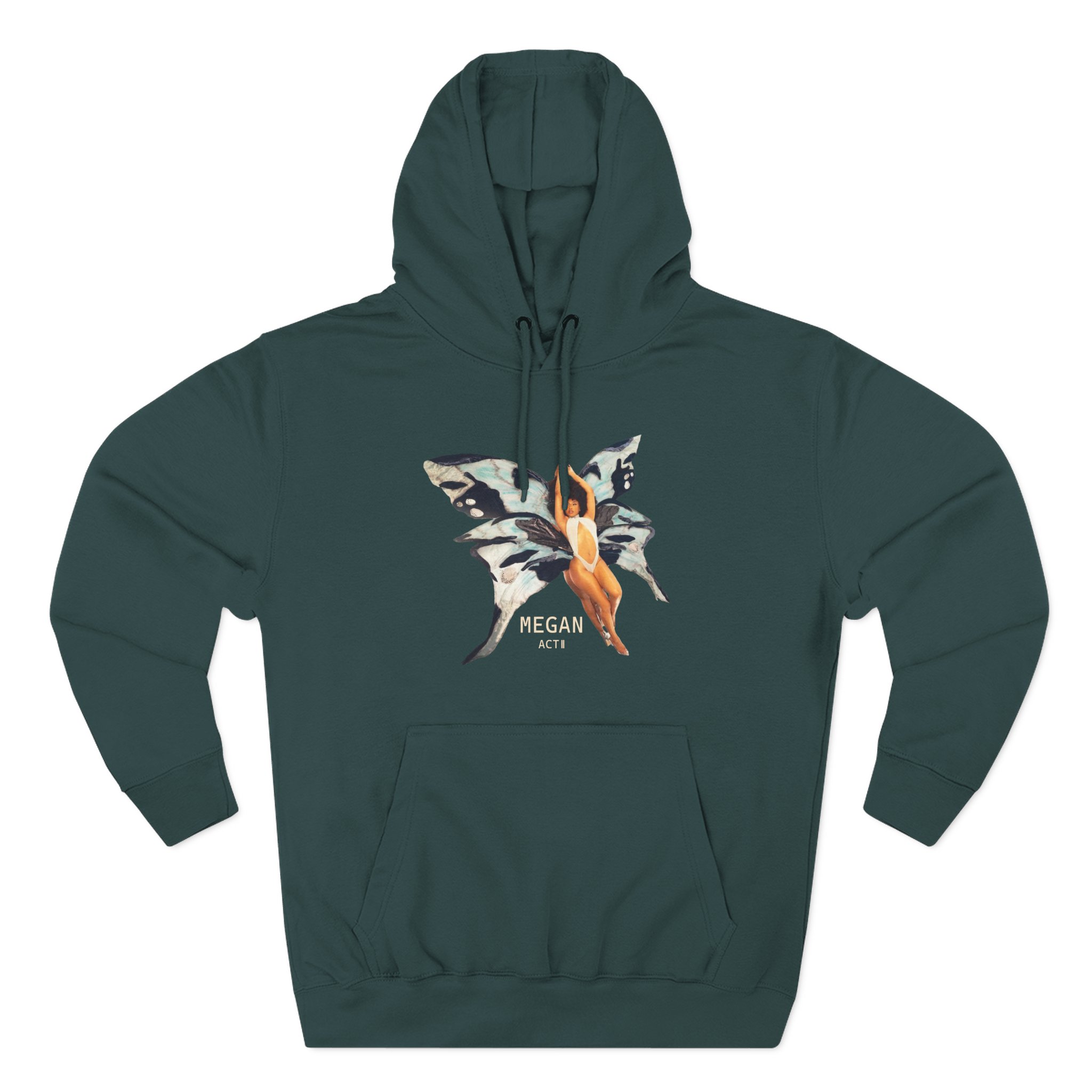 Megan Thee Stallion Butterfly Three-Panel Fleece Hoodie - Image 7