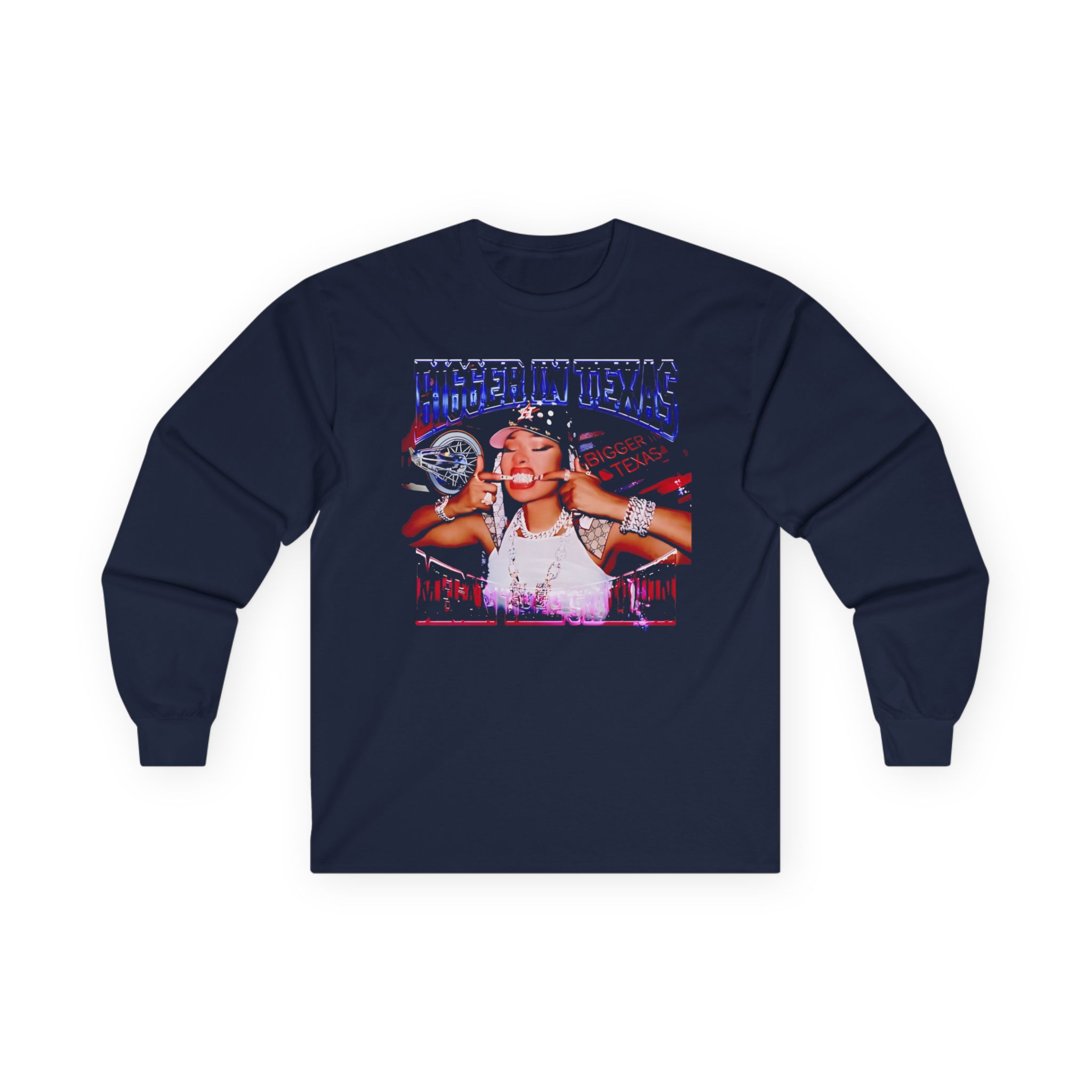 Megan Thee Stallion Bit Cover Unisex Ultra Cotton Long Sleeve Tee - Image 5