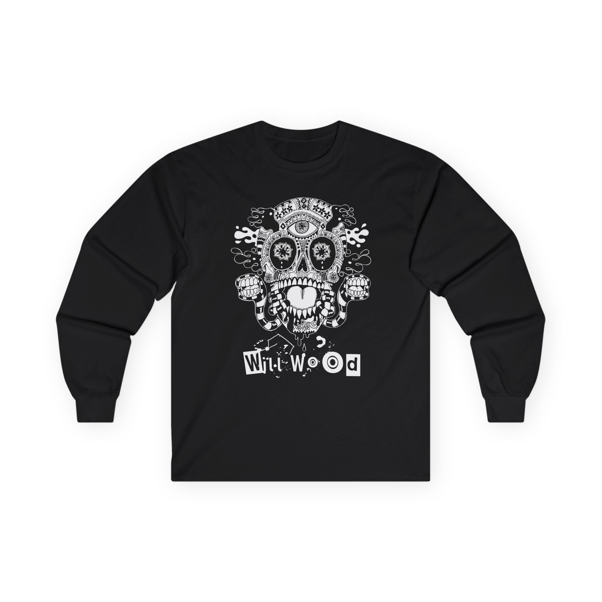 Will Wood Host Skull Unisex Ultra Cotton Long Sleeve Tee