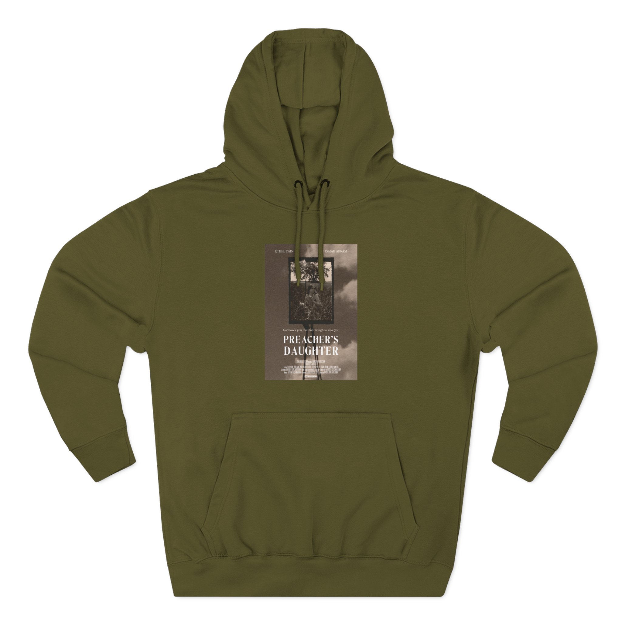 Ethel Cain Preacher's Daughter Movie Poster Three-Panel Fleece Hoodie - Image 11
