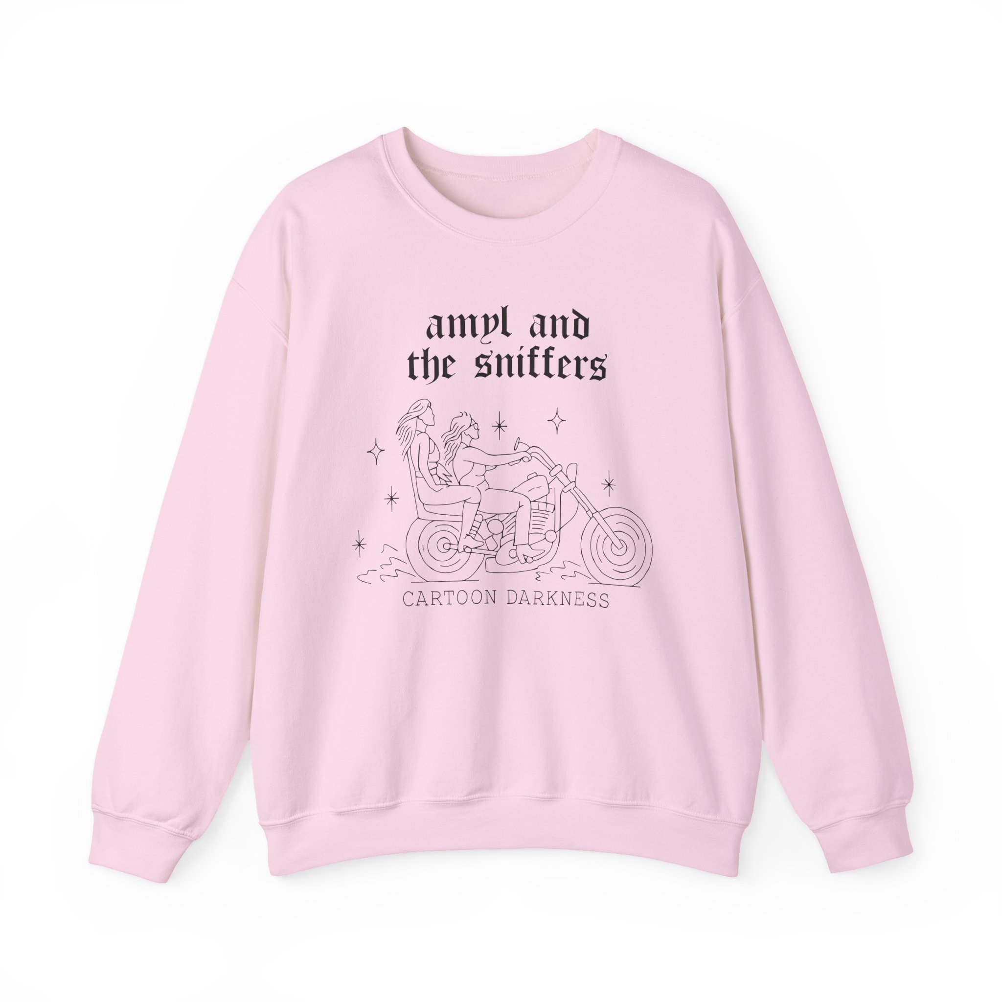 Amyl and the Sniffers Motorbike Unisex Heavy Blend™ Crewneck Sweatshirt - Image 11