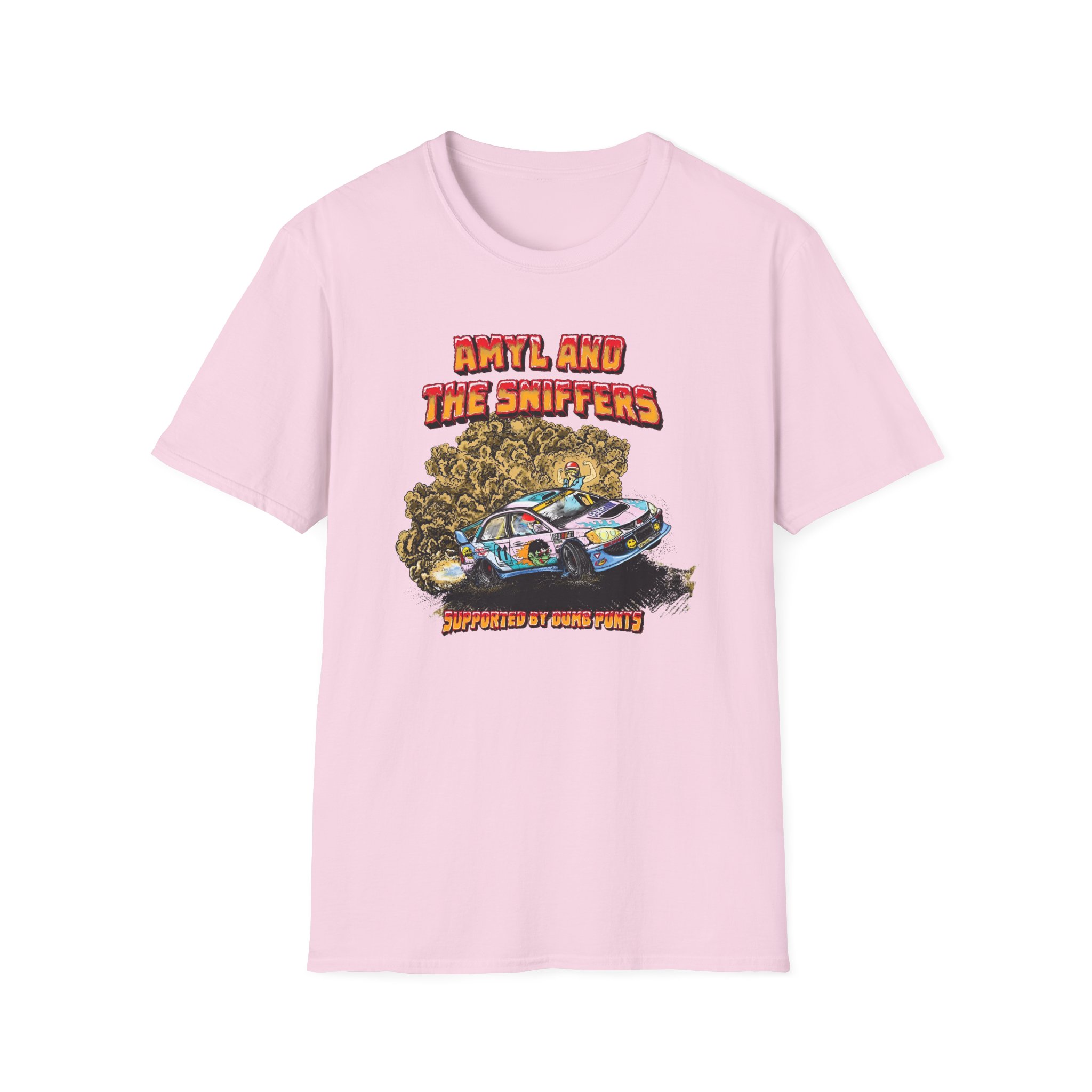 Amyl and the Sniffers Unisex Softstyle T-Shirt - Image 17