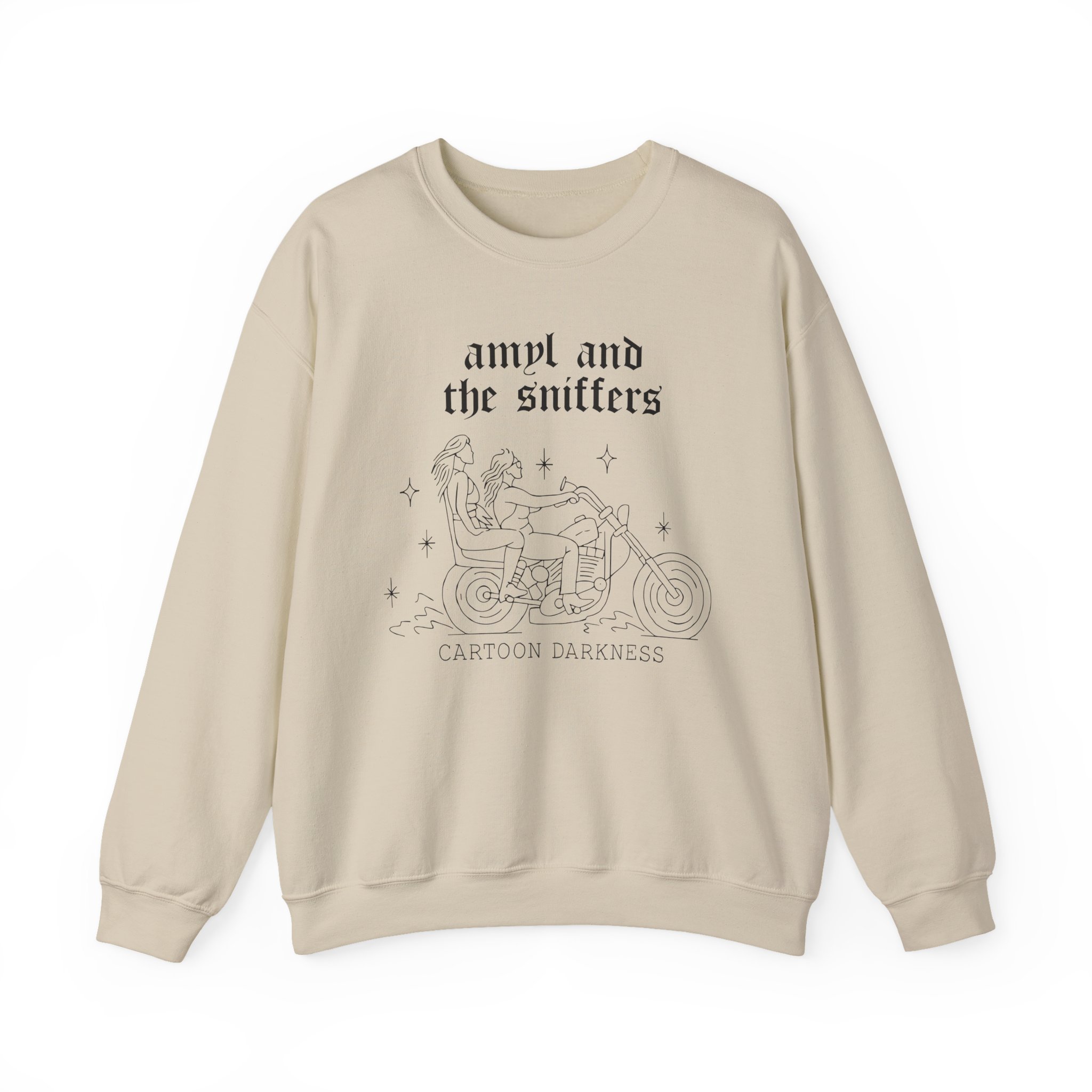 Amyl and the Sniffers Motorbike Unisex Heavy Blend™ Crewneck Sweatshirt - Image 5
