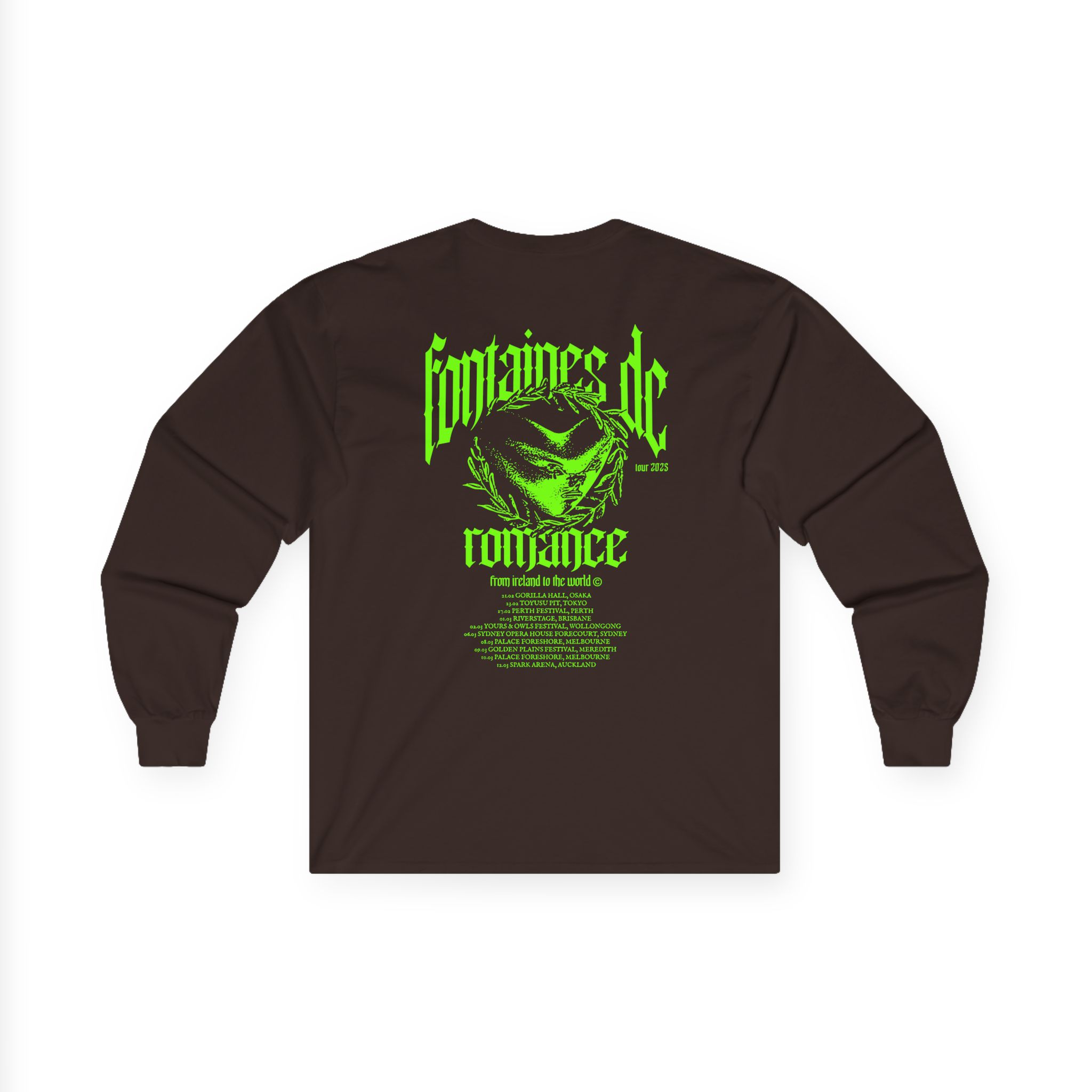 Fontaines D.C. Tour Unisex Ultra Cotton Long Sleeve Tee - Image 6