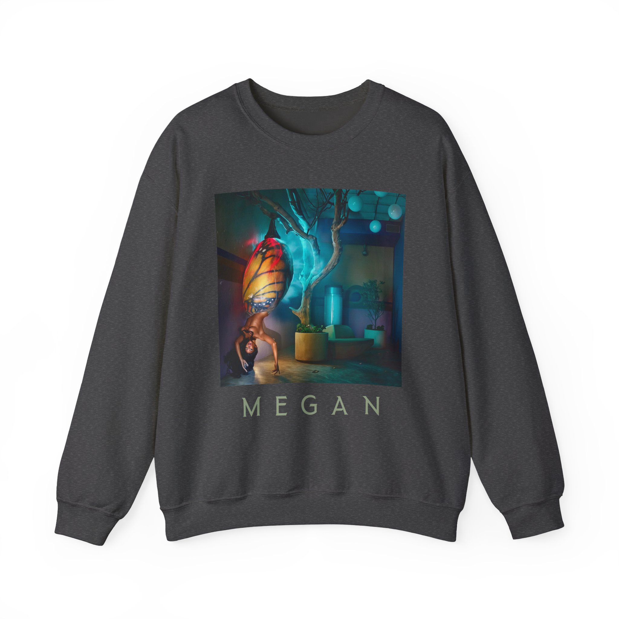 Megan Thee Stallion Butterfly Unisex Heavy Blend™ Crewneck Sweatshirt - Image 15