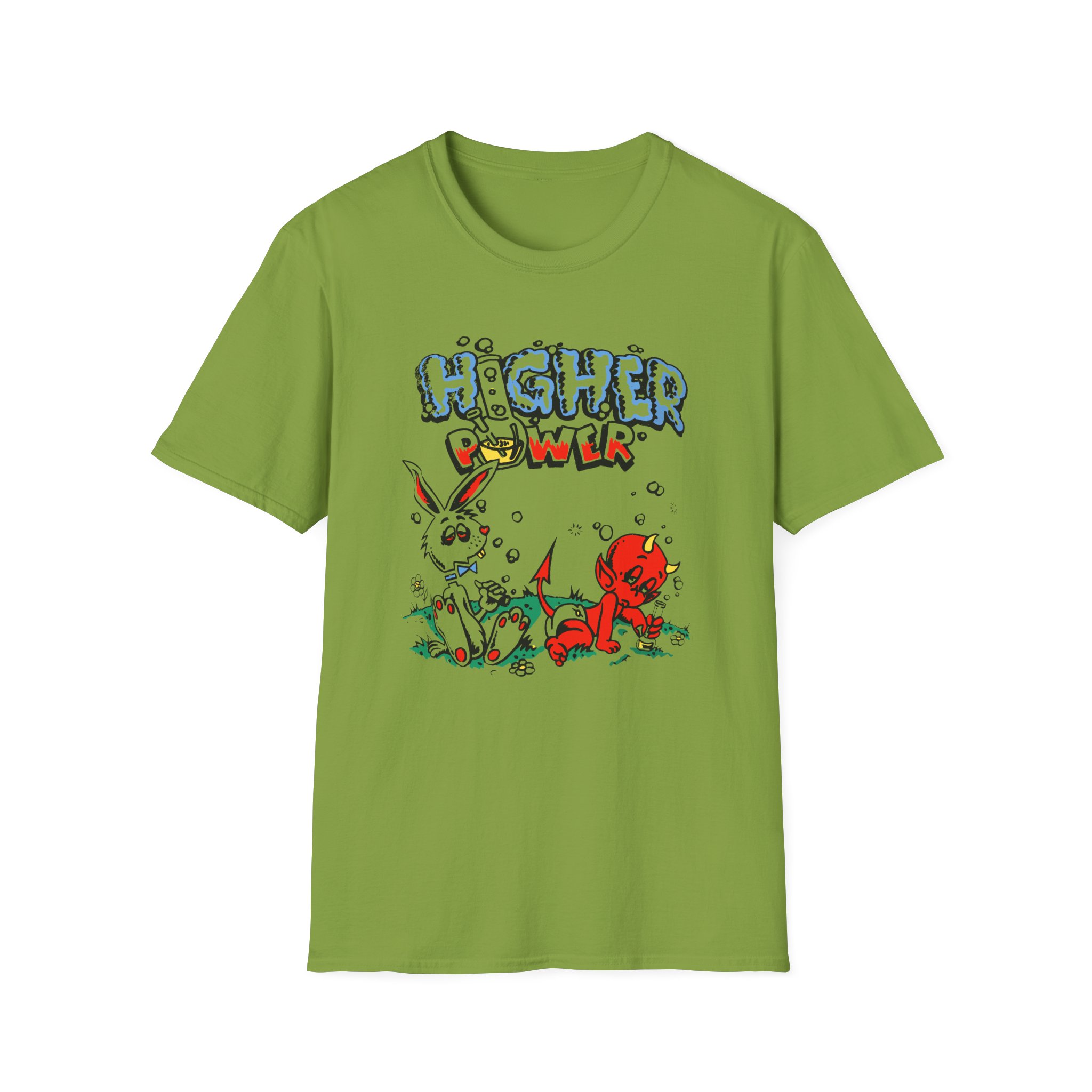 Higher Power Stoned Again Unisex Softstyle T-Shirt - Image 13