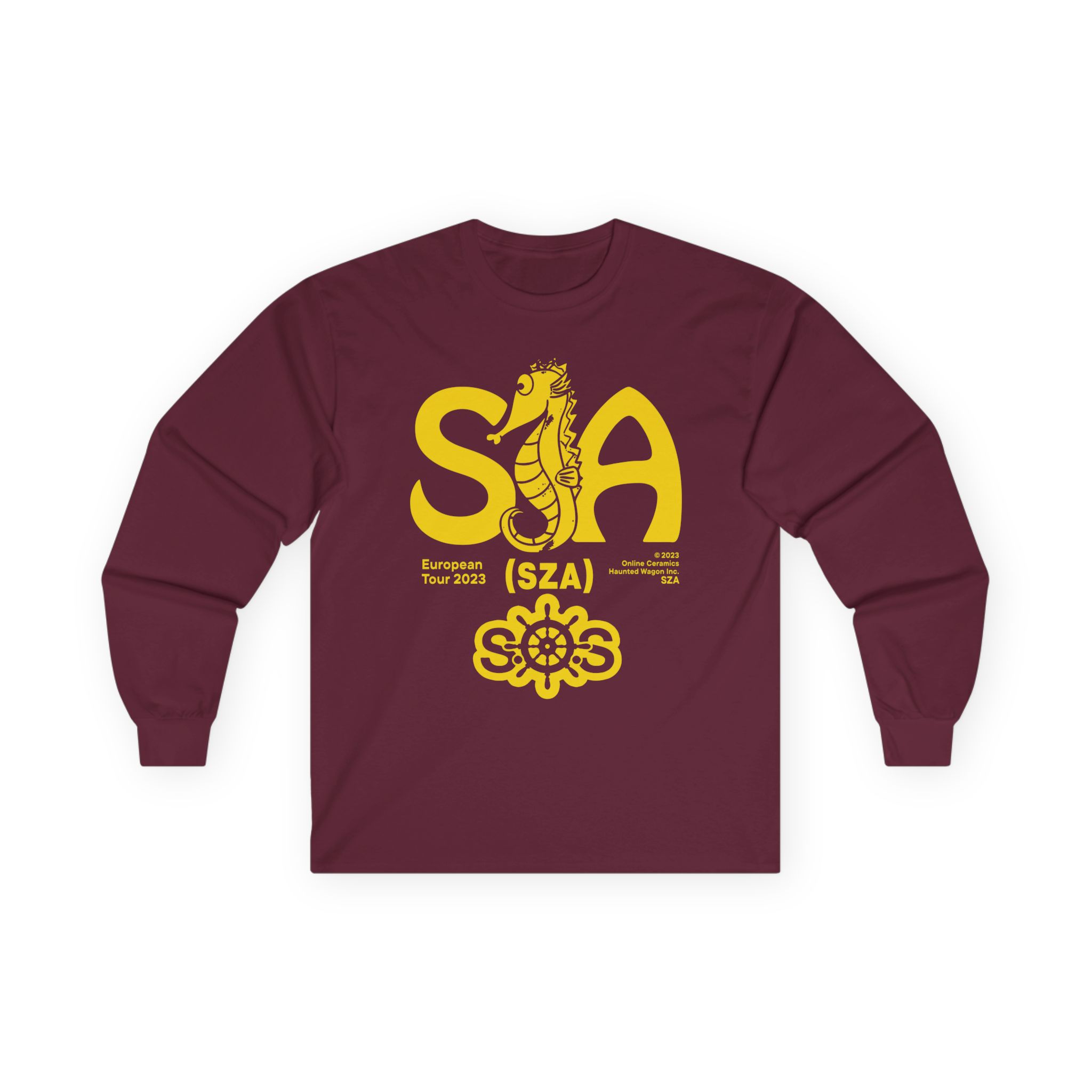 Sza Seahouse Tour Unisex Ultra Cotton Long Sleeve Tee - Image 3