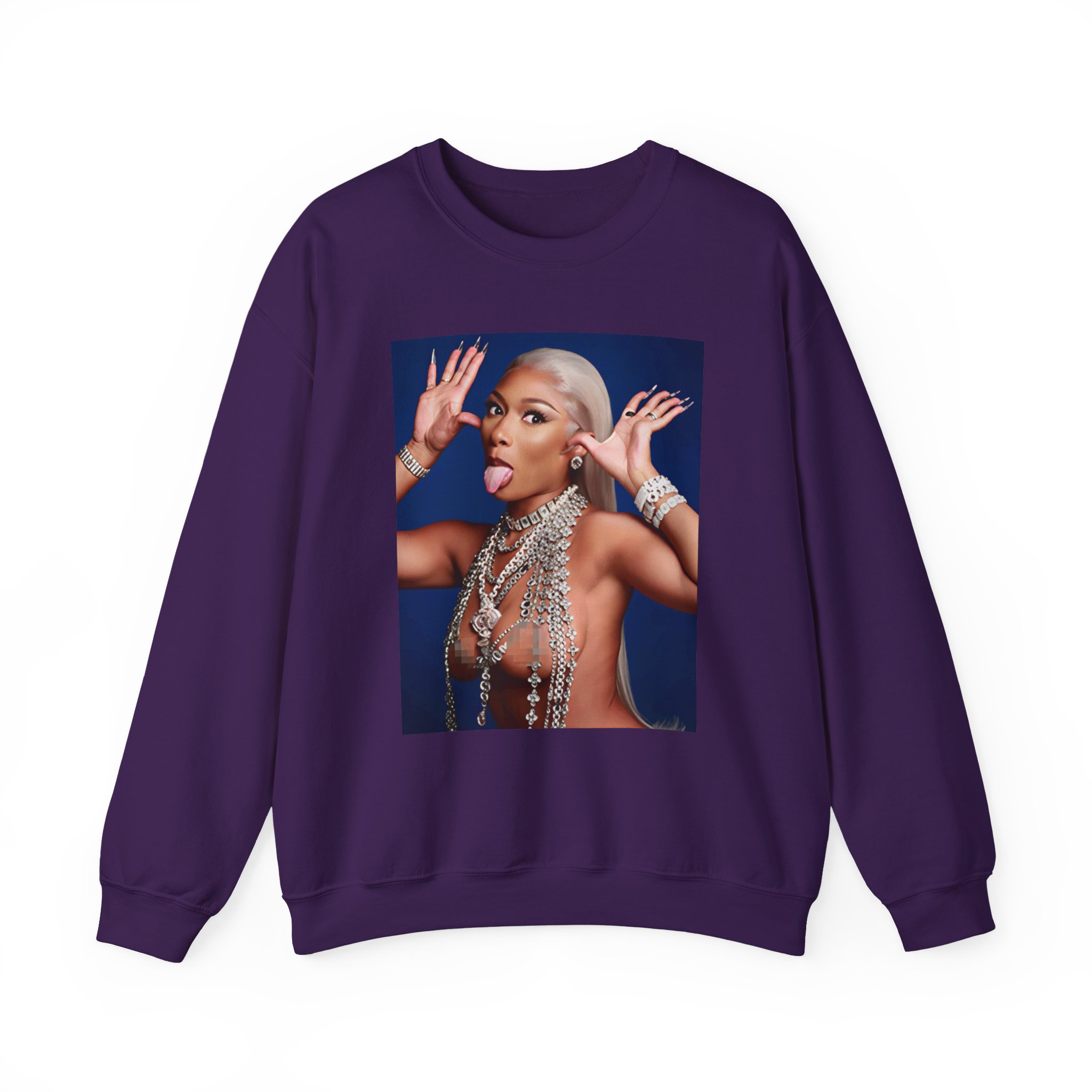 Megan Thee Stallion Hiss Tina Snow Unisex Heavy Blend™ Crewneck Sweatshirt - Image 23