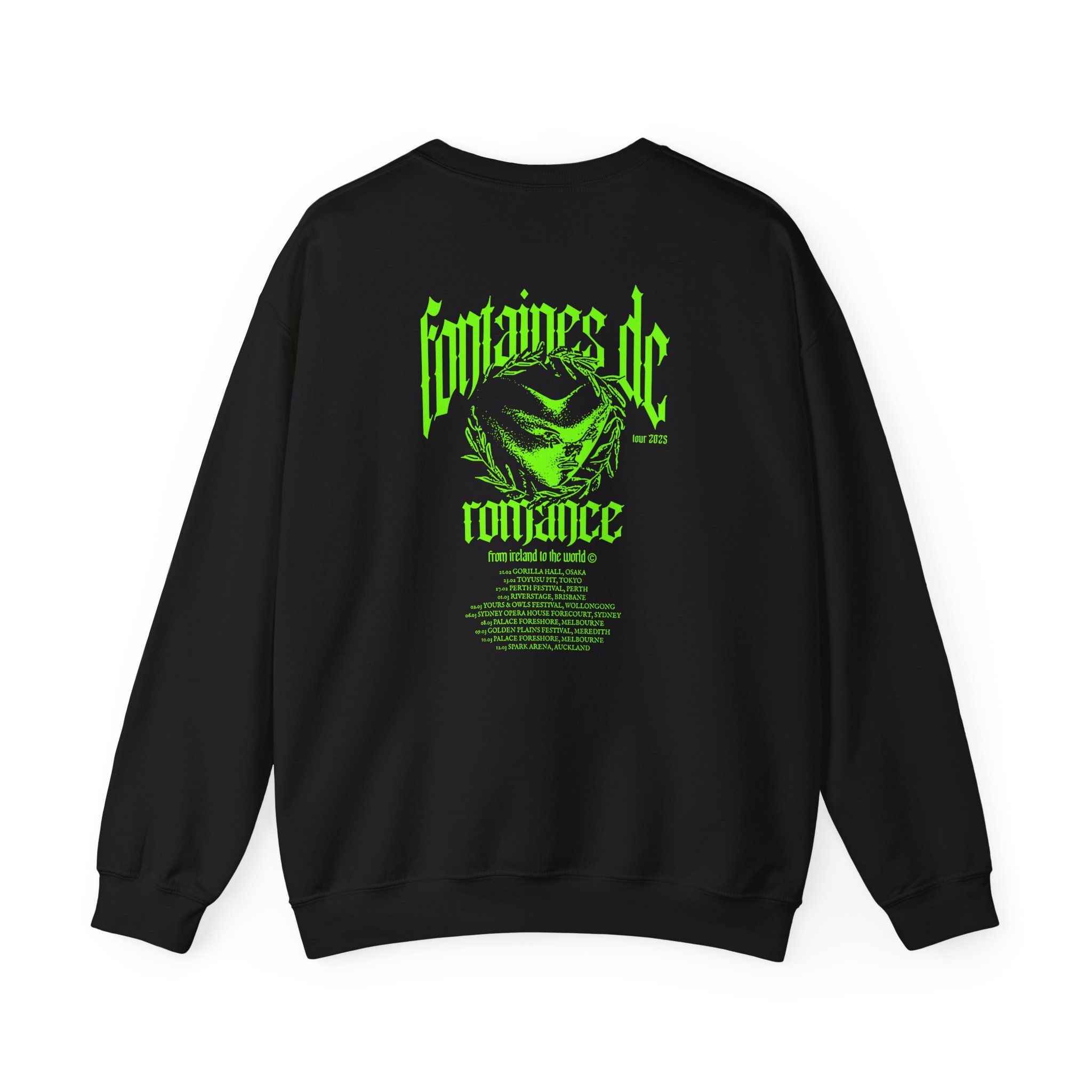 Fontaines D.C. Tour Unisex Heavy Blend™ Crewneck Sweatshirt - Image 2