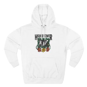 Higher Power Flowers Three-Panel Fleece Hoodie