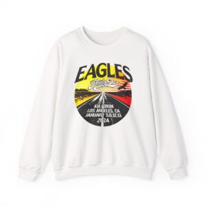 The Eagles The Long Goodbye 2024 Tour Los Angeles Unisex Heavy Blend™ Crewneck Sweatshirt