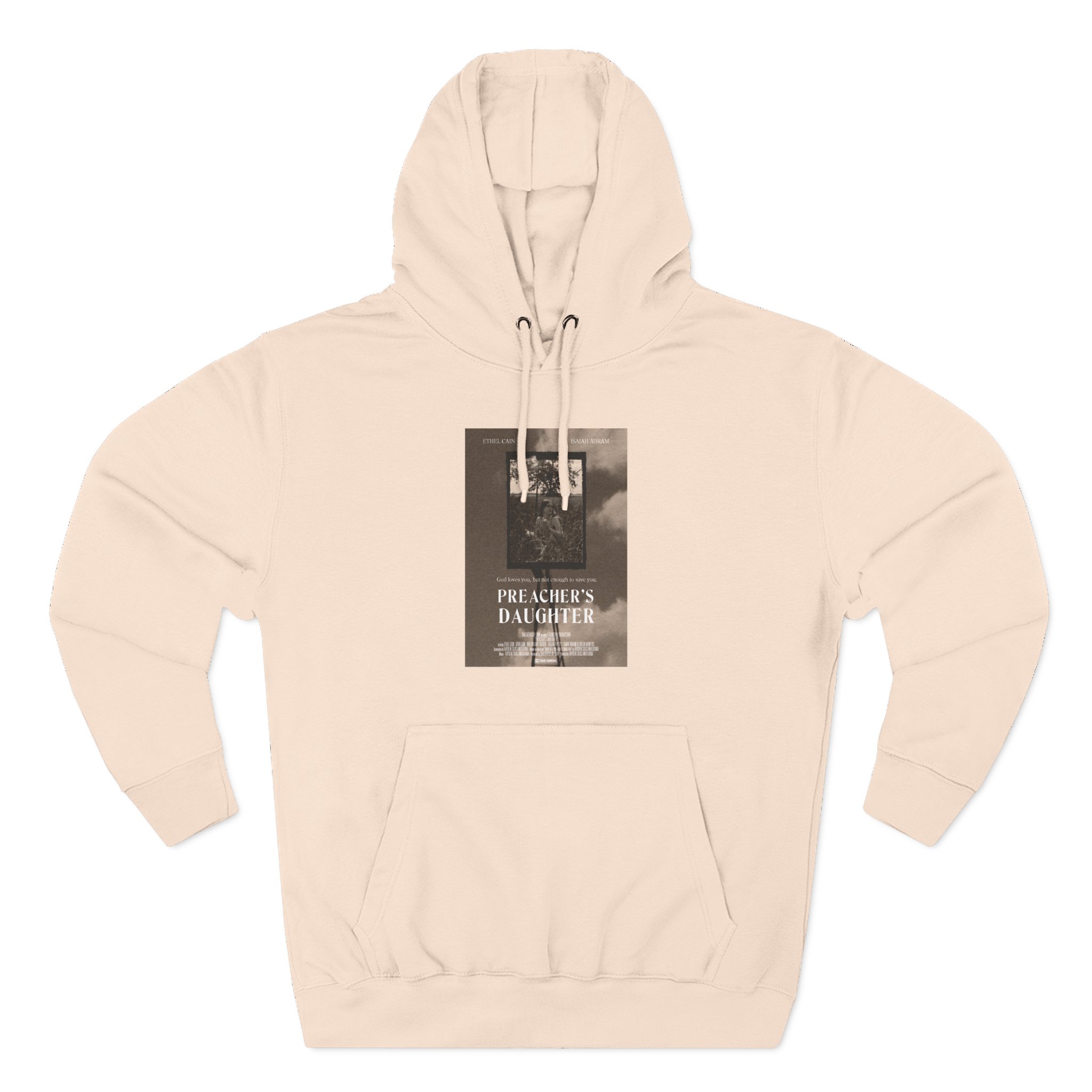 Ethel Cain Preacher's Daughter Movie Poster Three-Panel Fleece Hoodie