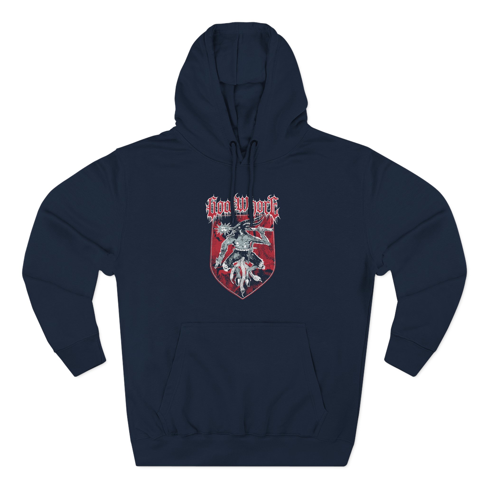 Goatwhore Three-Panel Fleece Hoodie - Image 7