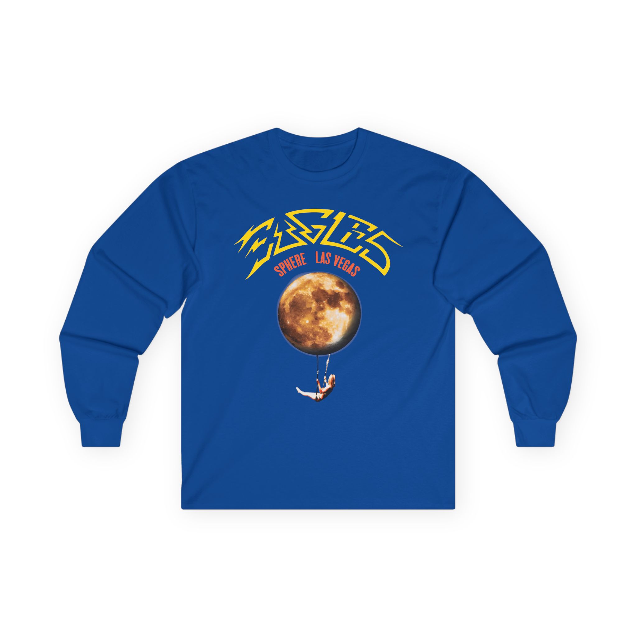The Eagles Sphere Moon Trapeze Unisex Ultra Cotton Long Sleeve Tee - Image 9