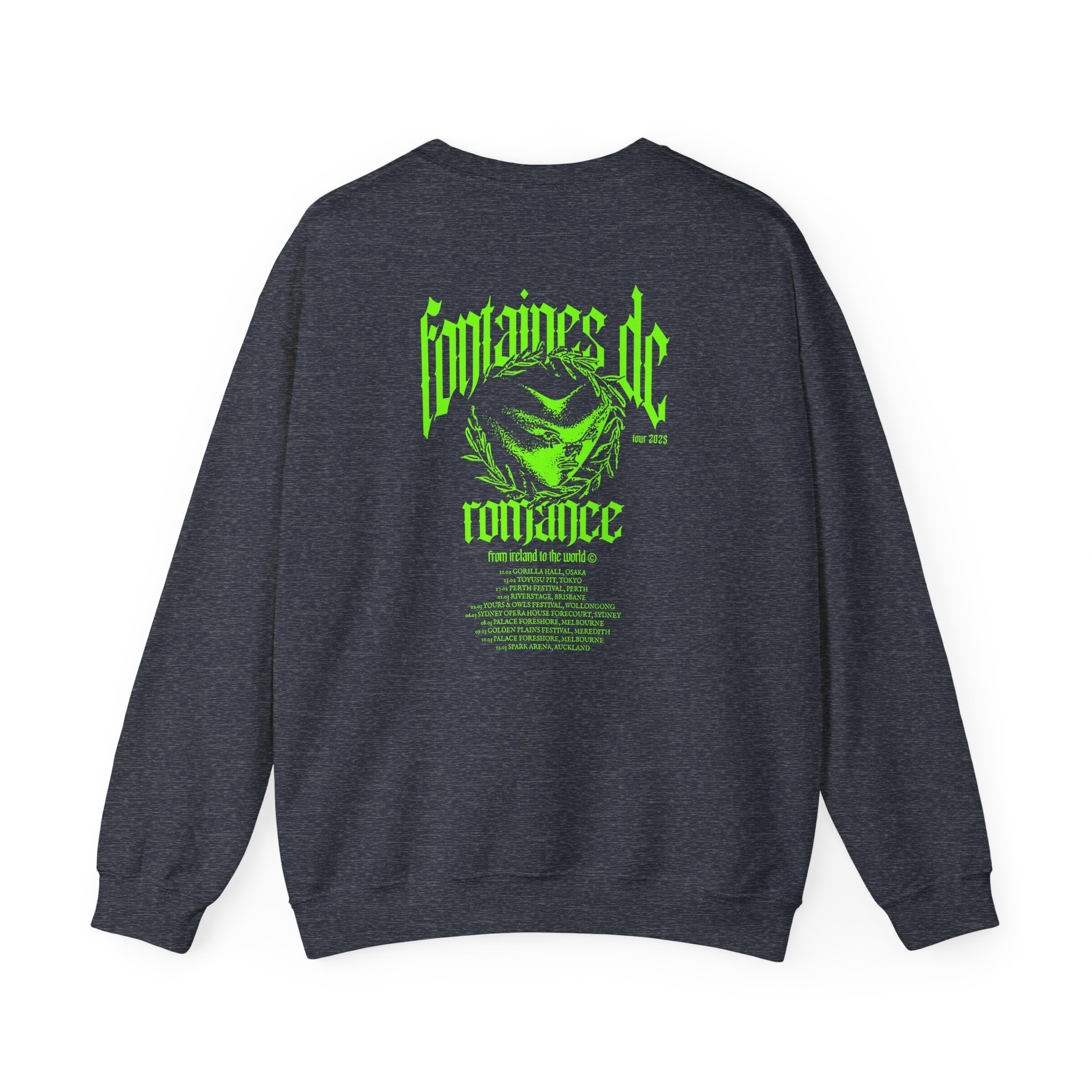 Fontaines D.C. Tour Unisex Heavy Blend™ Crewneck Sweatshirt - Image 8