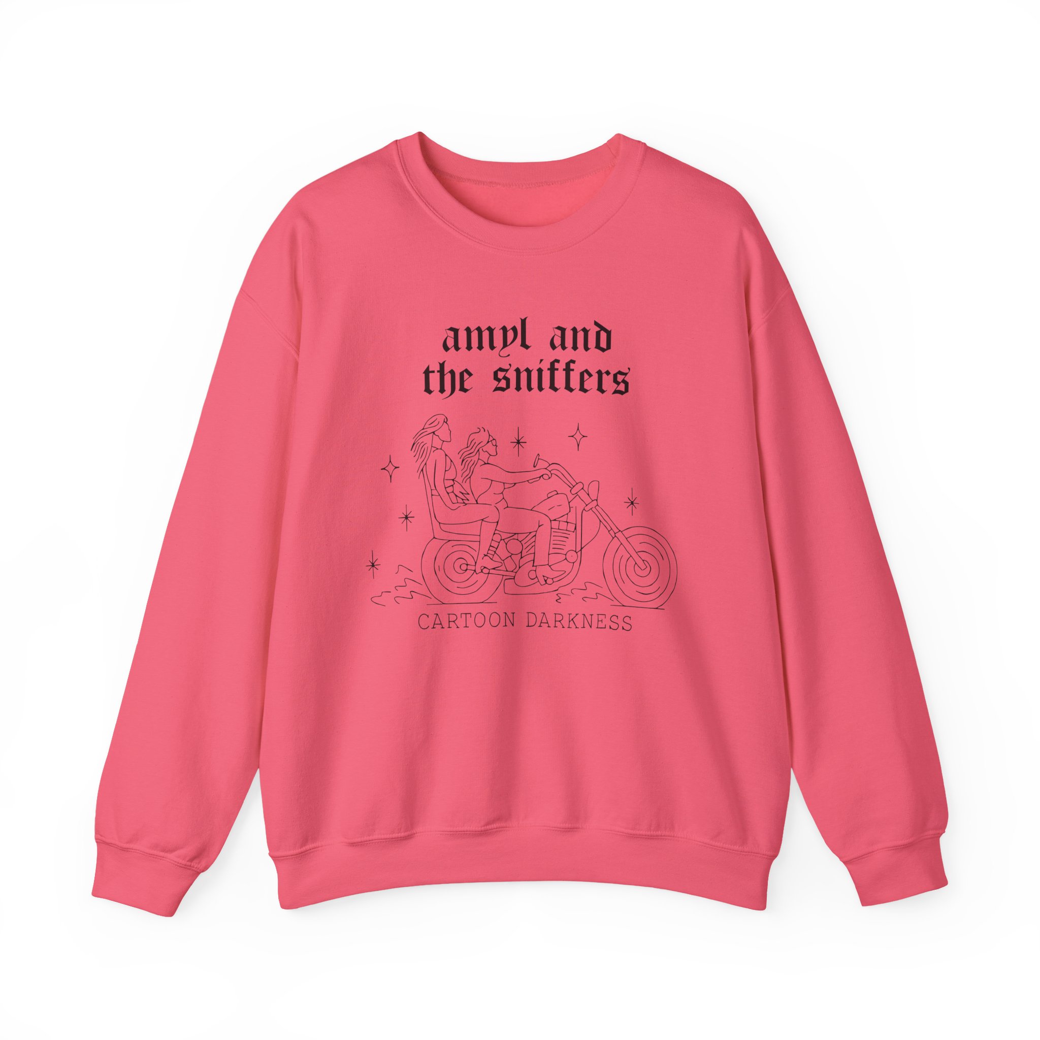 Amyl and the Sniffers Motorbike Unisex Heavy Blend™ Crewneck Sweatshirt - Image 13
