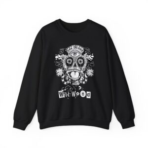Will Wood Host Skull Unisex Heavy Blend™ Crewneck Sweatshirt