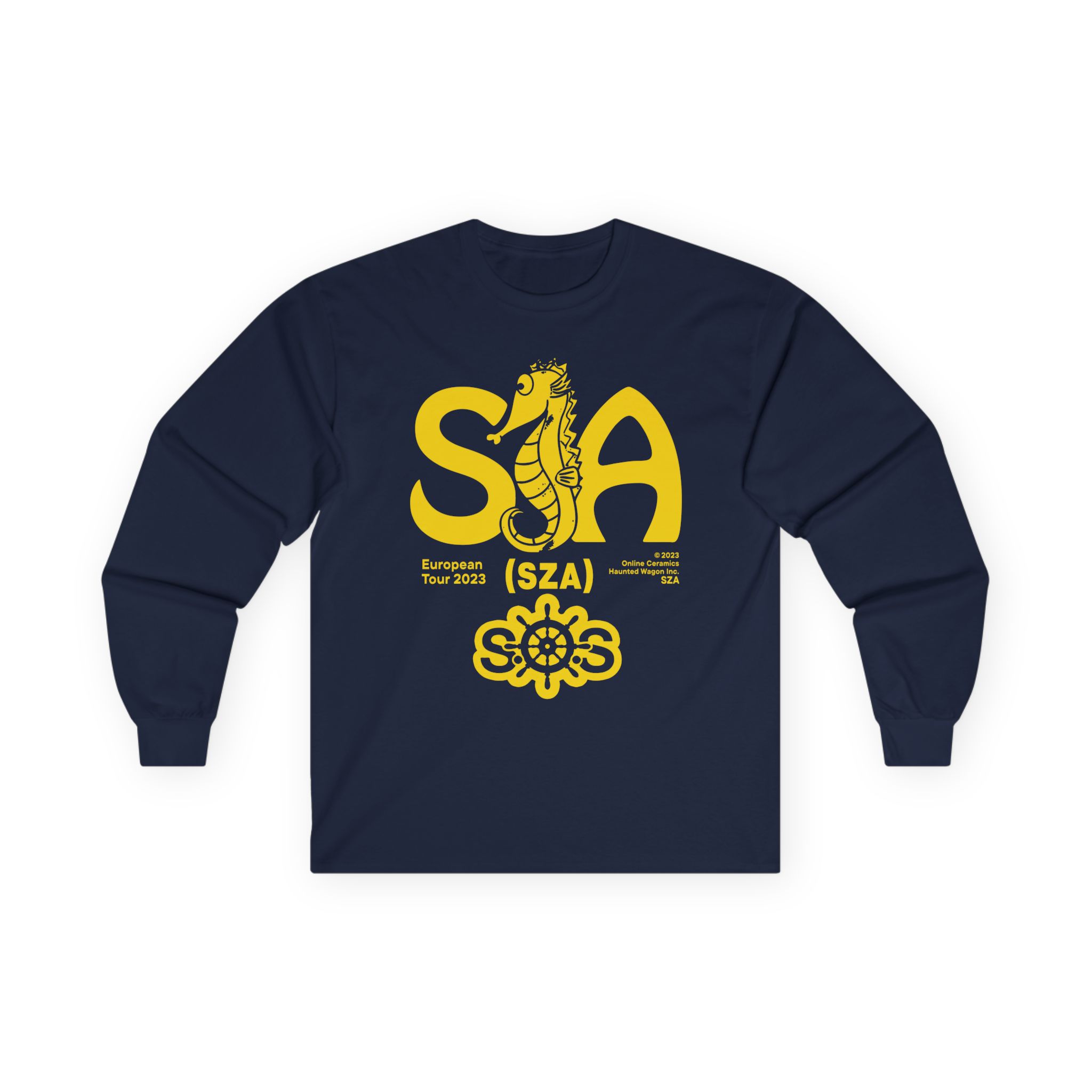Sza Seahouse Tour Unisex Ultra Cotton Long Sleeve Tee - Image 11