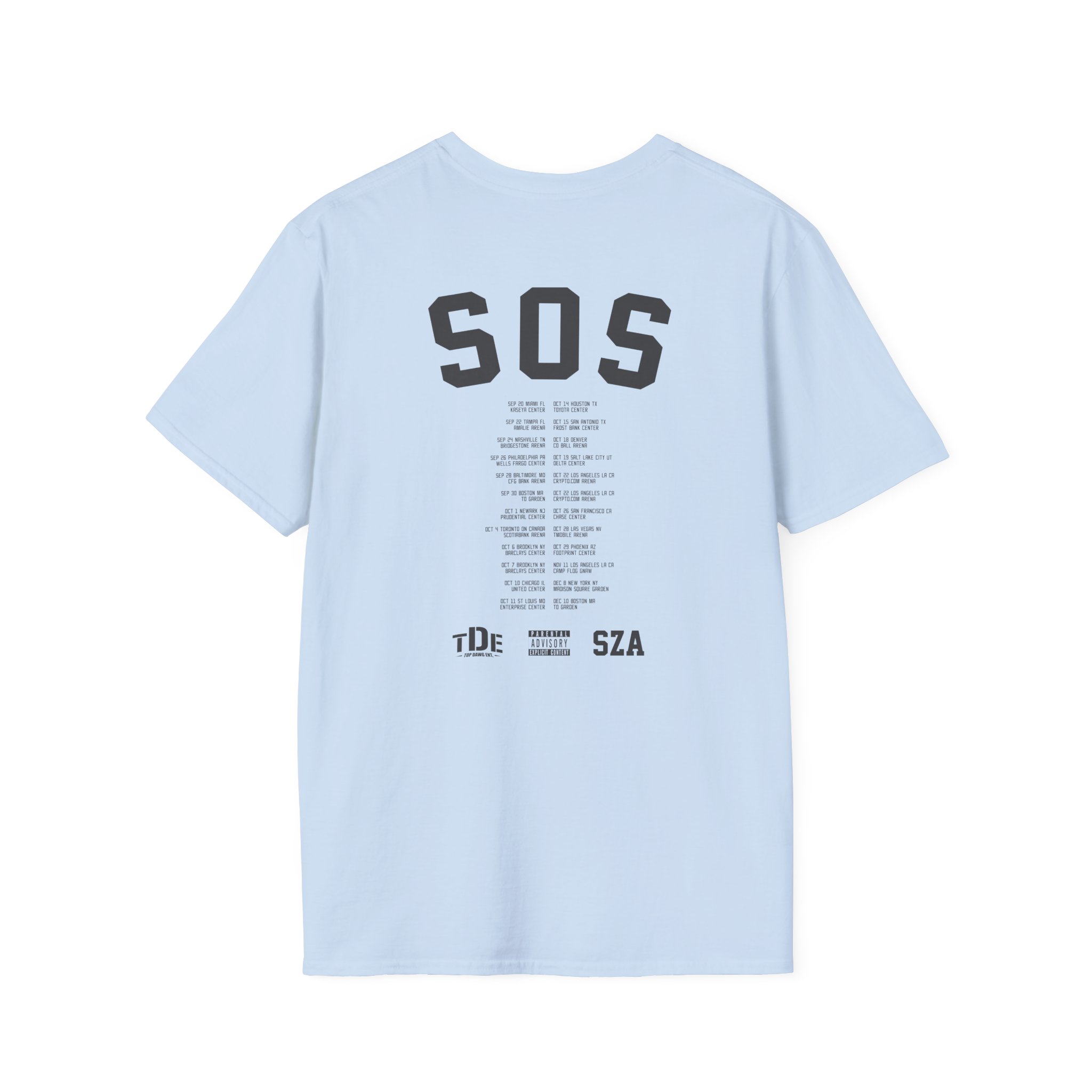 Sza Signature Kill Bill Tour Unisex Softstyle T-Shirt - Image 14