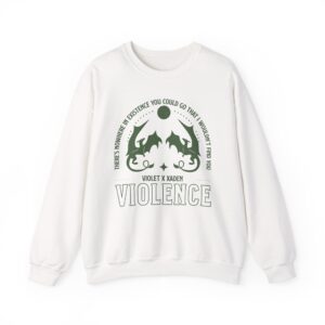 Fourth Wing Violet Violet and Xaden Unisex Heavy Blend™ Crewneck Sweatshirt