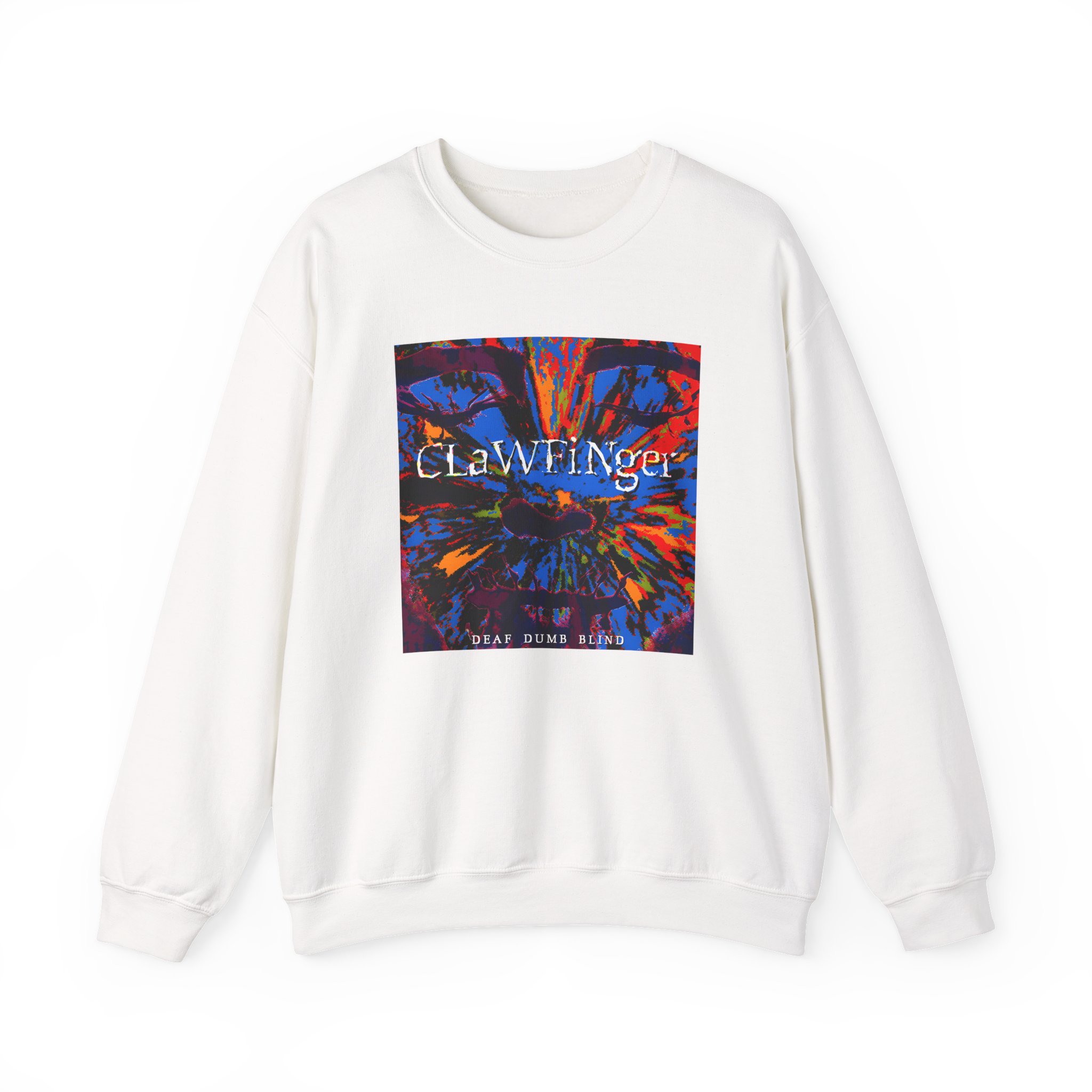 Clawfinger Deaf Dumb Blind 2 Album Cover Unisex Heavy Blend™ Crewneck Sweatshirt
