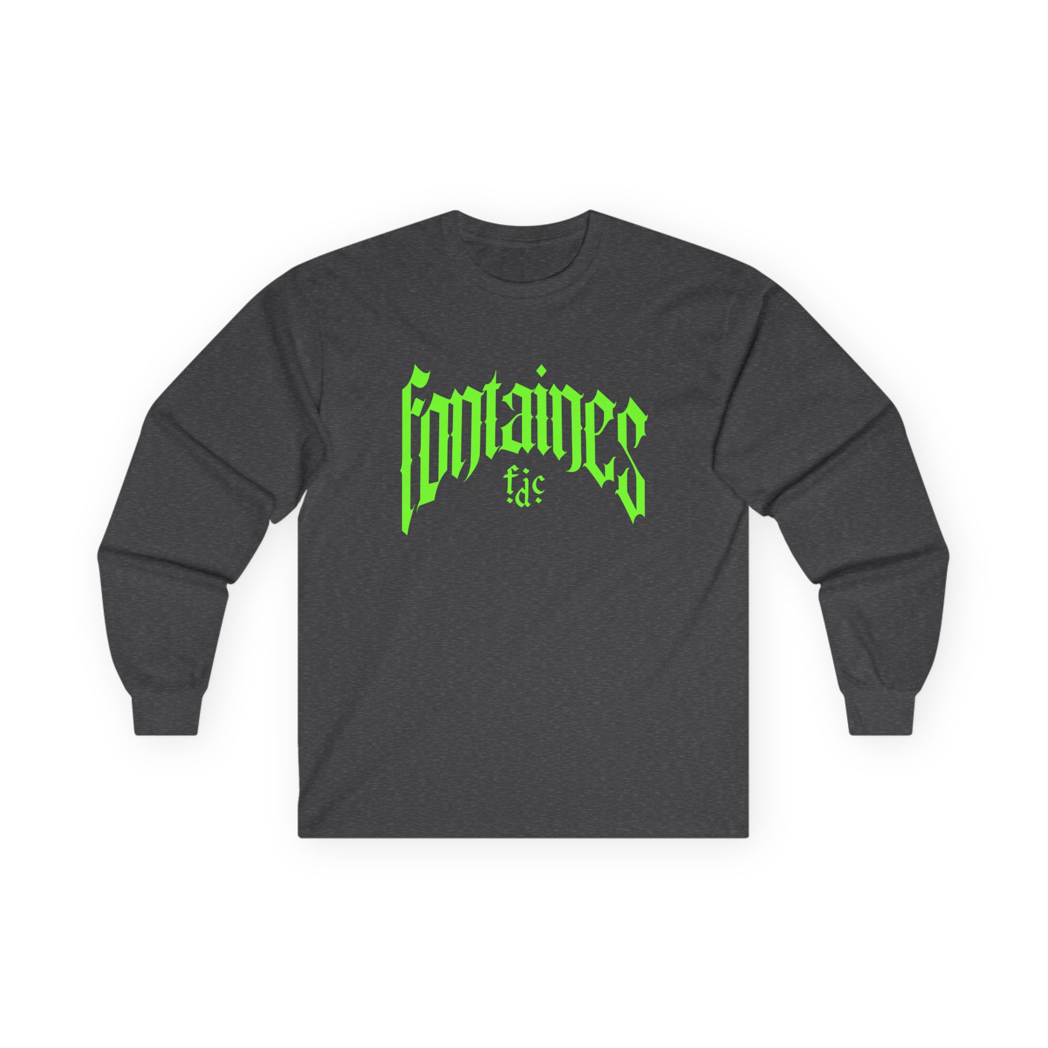 Fontaines D.C. Tour Unisex Ultra Cotton Long Sleeve Tee - Image 7