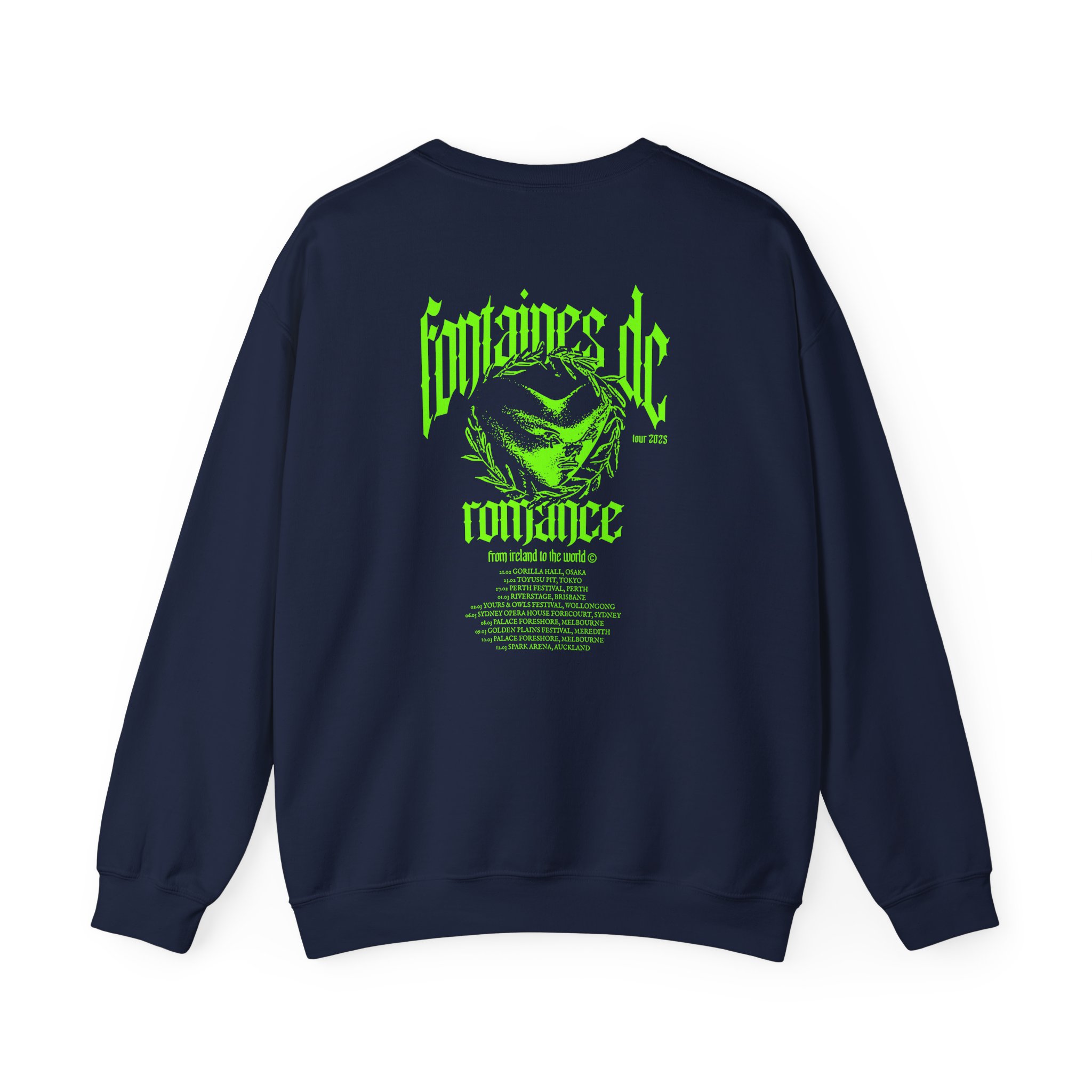 Fontaines D.C. Tour Unisex Heavy Blend™ Crewneck Sweatshirt - Image 16