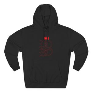 Sunn O Pyroclasts Three-Panel Fleece Hoodie