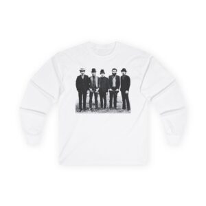 The Band Black and White Portrait Unisex Ultra Cotton Long Sleeve Tee