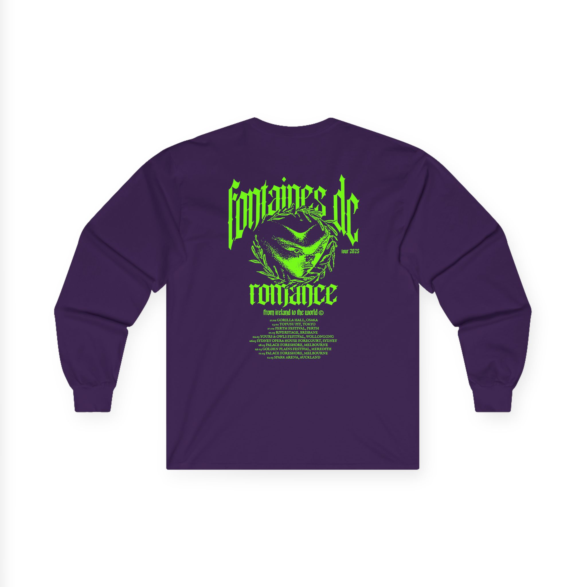 Fontaines D.C. Tour Unisex Ultra Cotton Long Sleeve Tee - Image 14