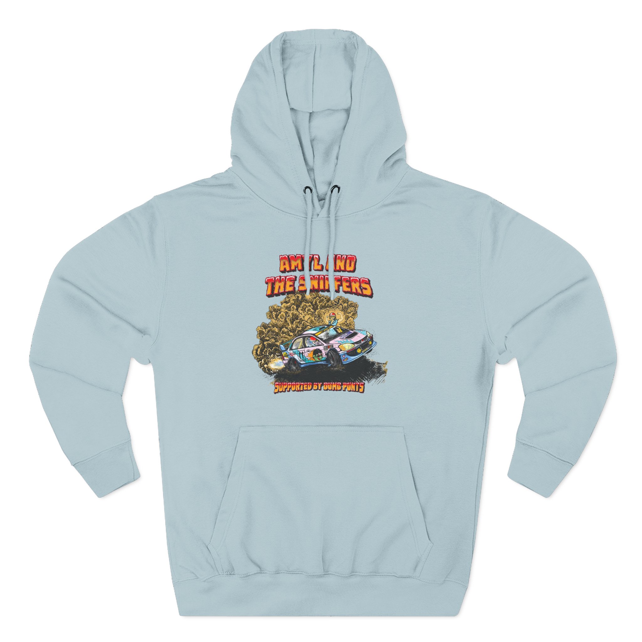 Amyl and the Sniffers Three-Panel Fleece Hoodie - Image 11