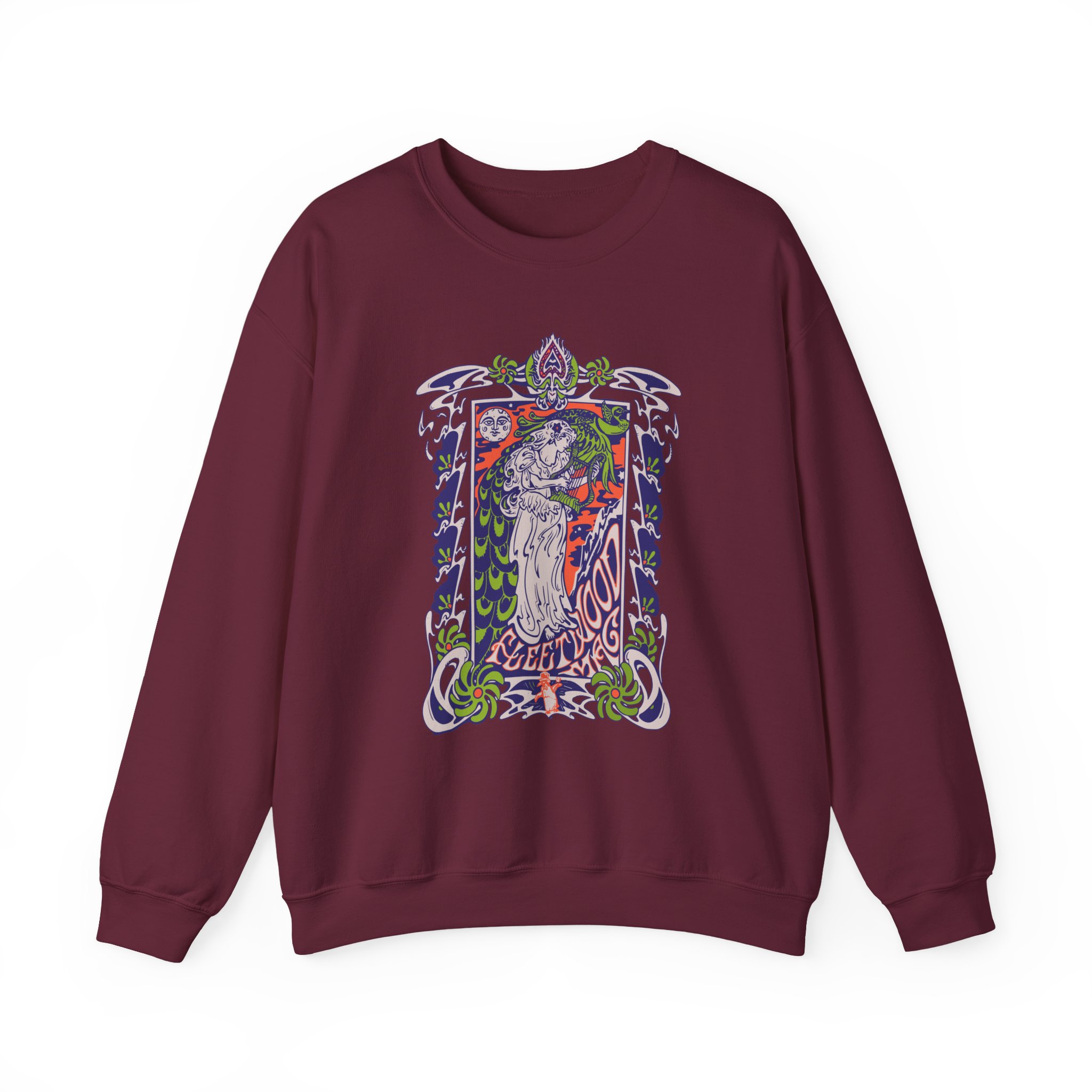 Fleetwood Mac Lady Lyre Unisex Heavy Blend™ Crewneck Sweatshirt - Image 3