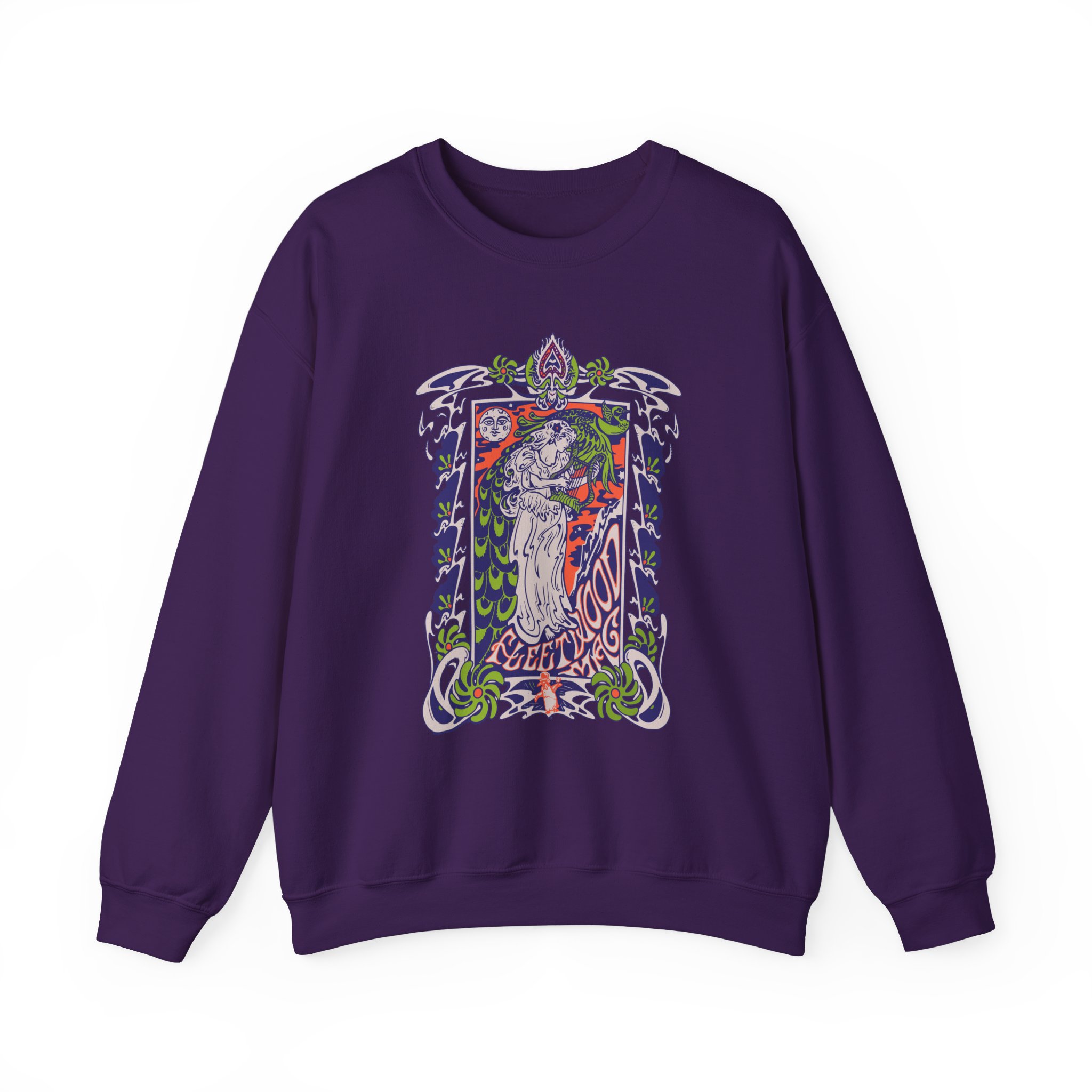 Fleetwood Mac Lady Lyre Unisex Heavy Blend™ Crewneck Sweatshirt - Image 19