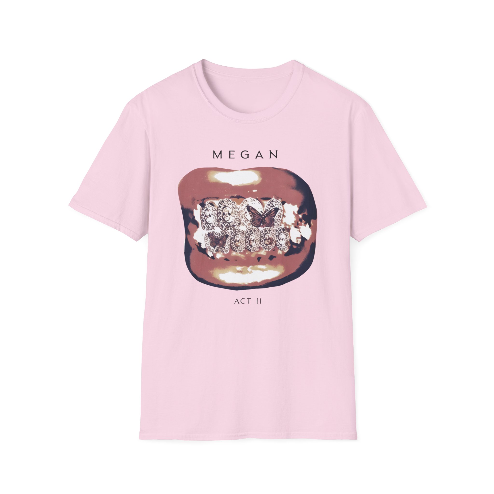 Megan Thee Stallion Act II Grillz Unisex Softstyle T-Shirt - Image 11
