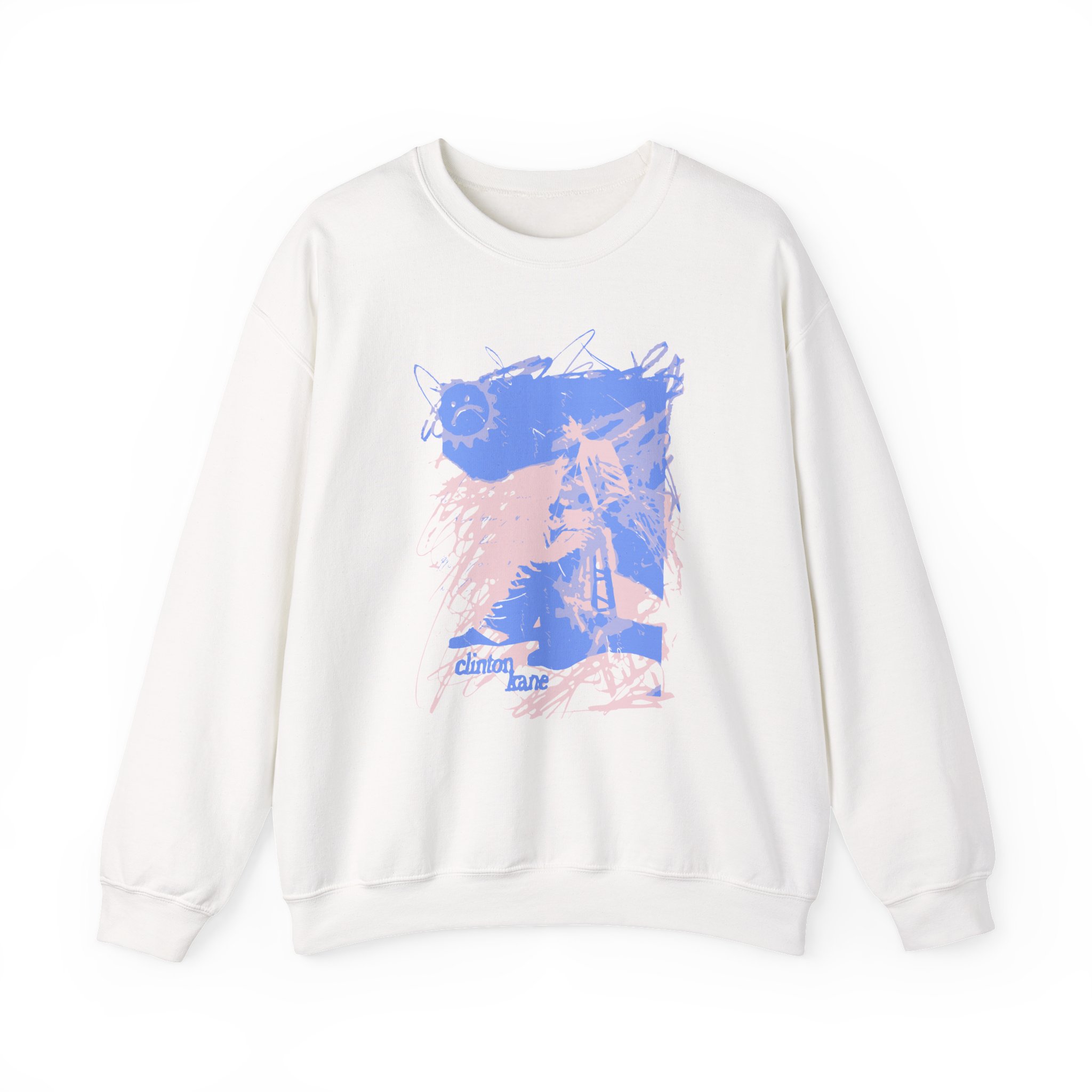 Clinton Kane Msiwab.ok Stencil Unisex Heavy Blend™ Crewneck Sweatshirt