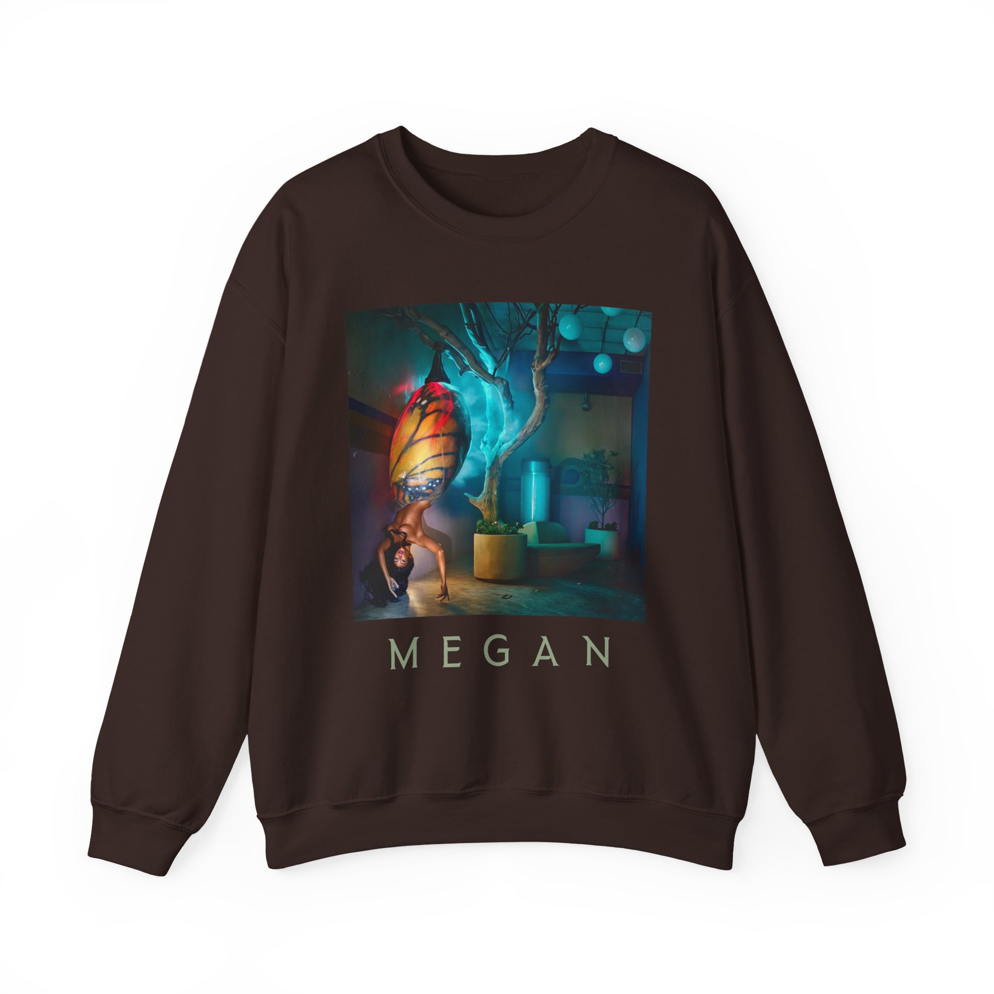 Megan Thee Stallion Butterfly Unisex Heavy Blend™ Crewneck Sweatshirt - Image 9