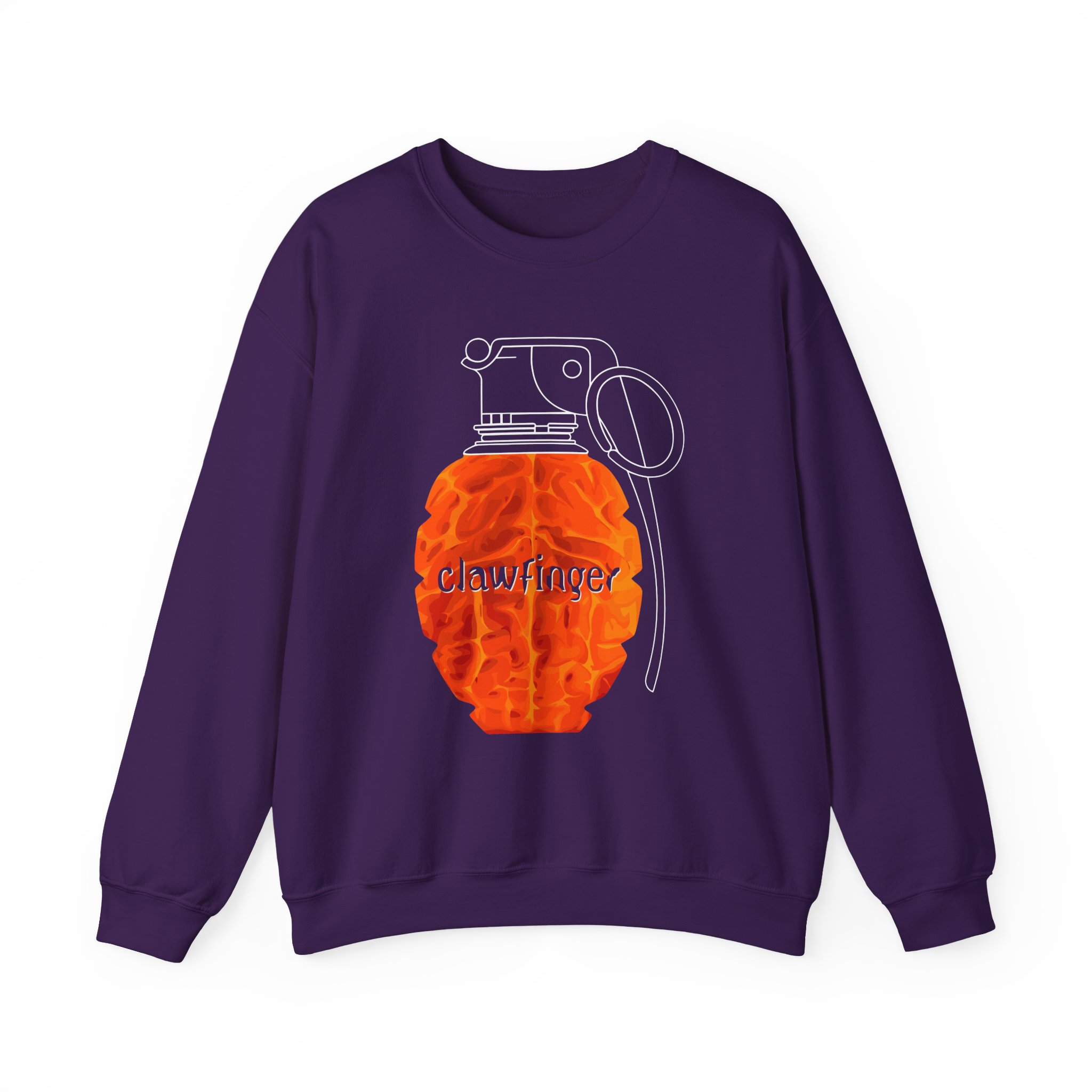 Clawfinger Use Your Brain Unisex Heavy Blend™ Crewneck Sweatshirt - Image 13