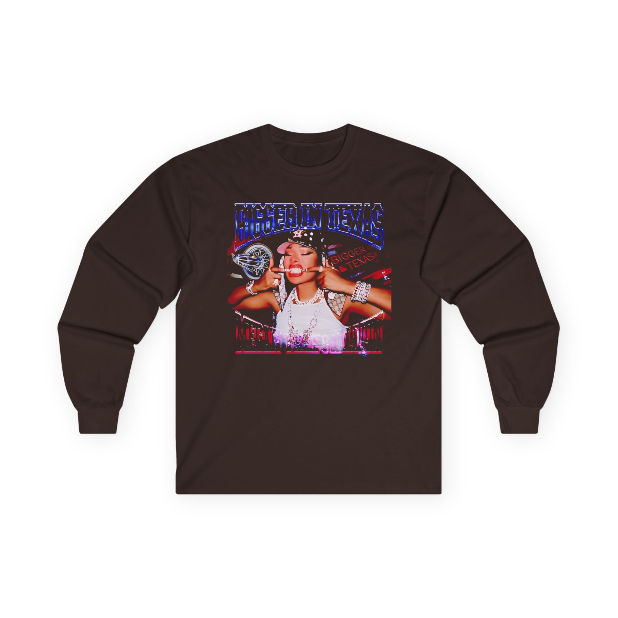 Megan Thee Stallion Bit Cover Unisex Ultra Cotton Long Sleeve Tee - Image 3
