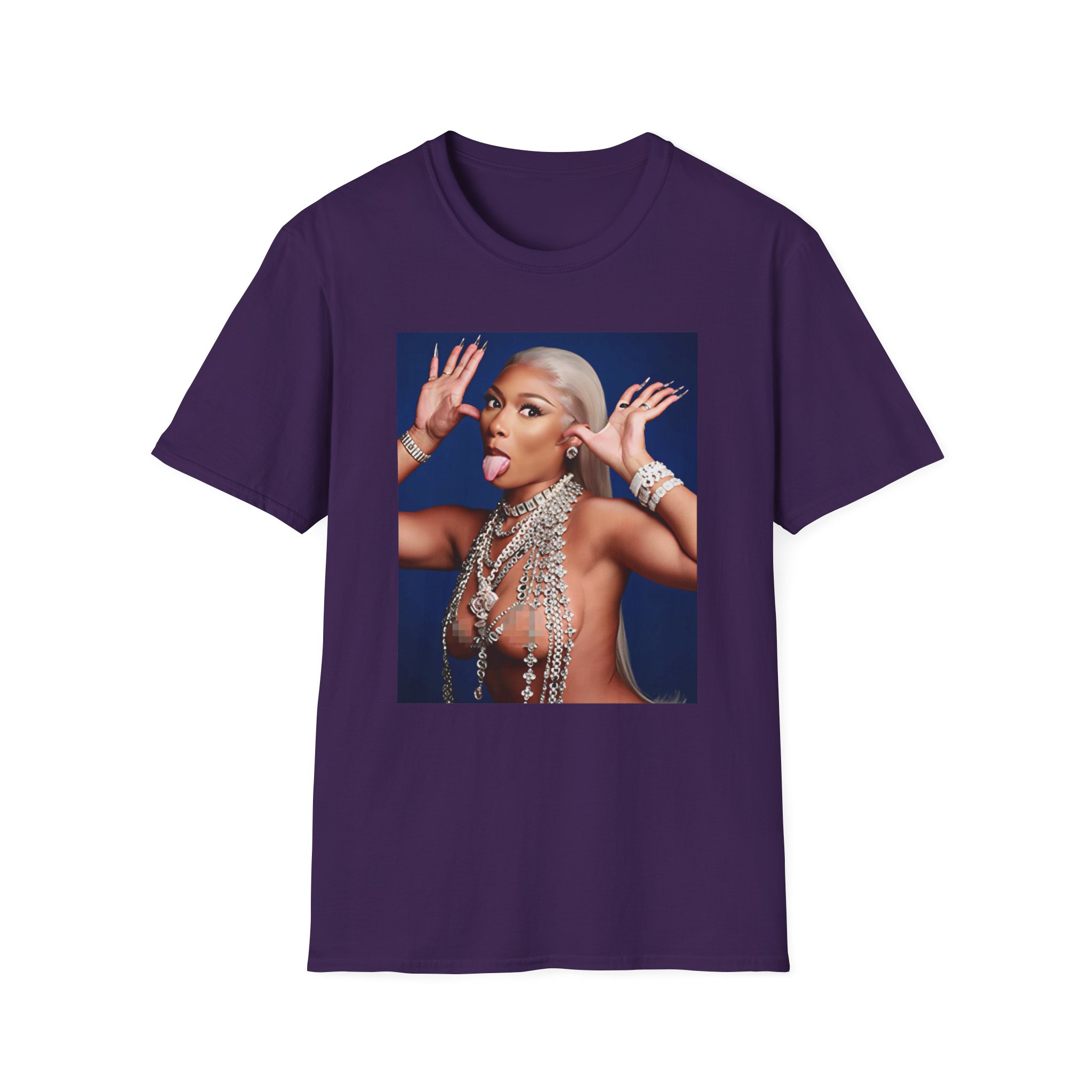 Megan Thee Stallion Hiss Tina Snow Unisex Softstyle T-Shirt - Image 19