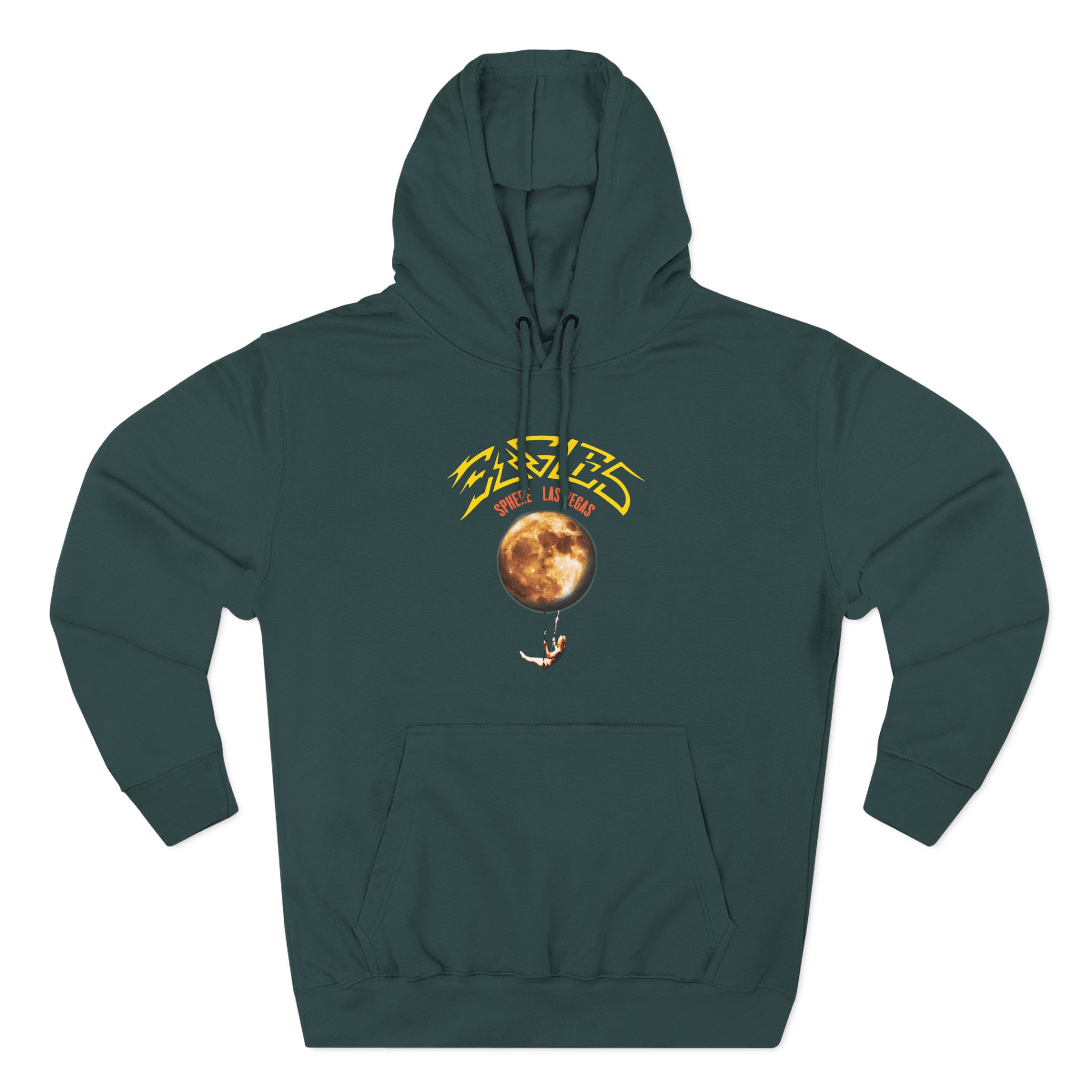 The Eagles Sphere Moon Trapeze Three-Panel Fleece Hoodie - Image 5