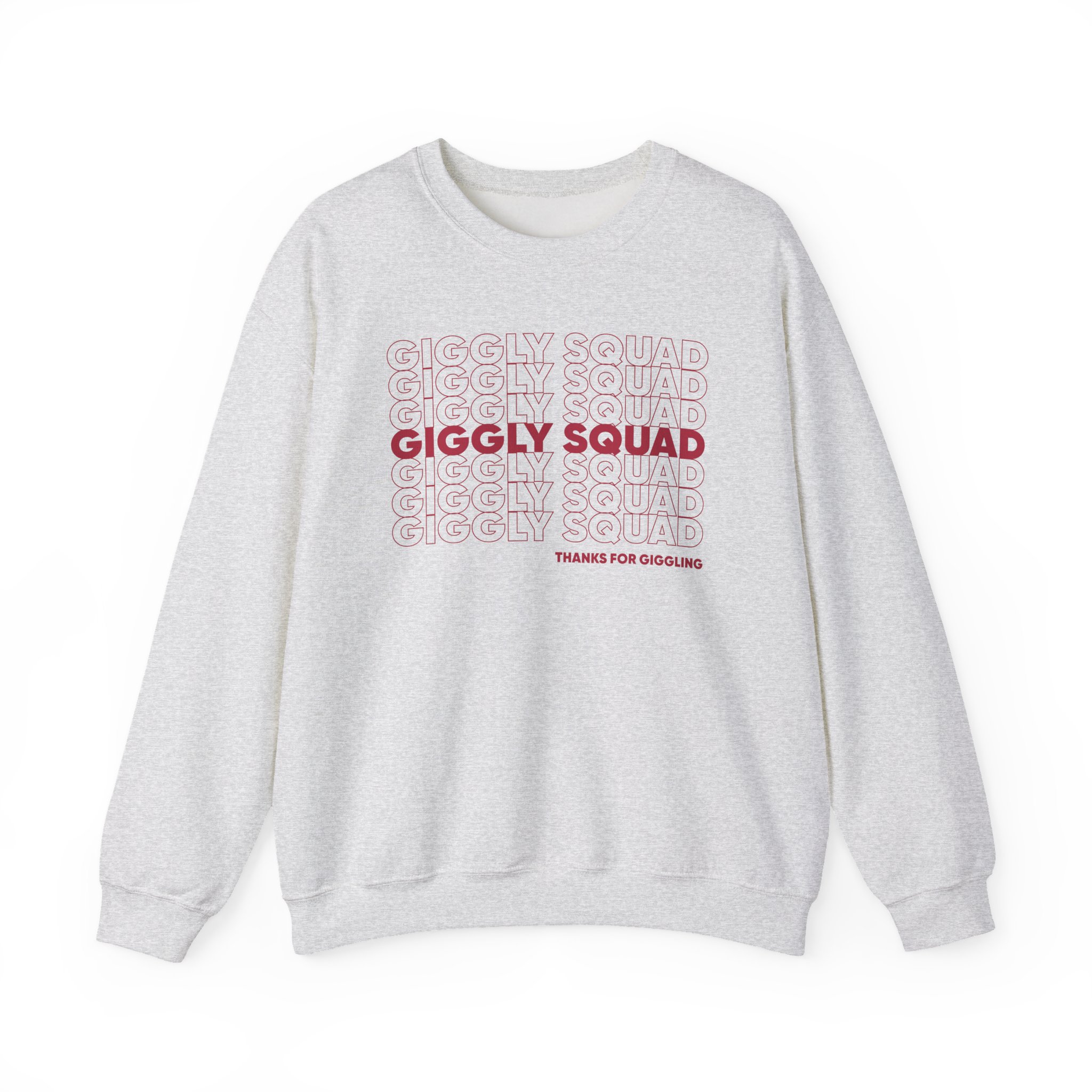 Giggly Squad Thank You for Giggling 2024-2025 Unisex Heavy Blend™ Crewneck Sweatshirt - Image 5
