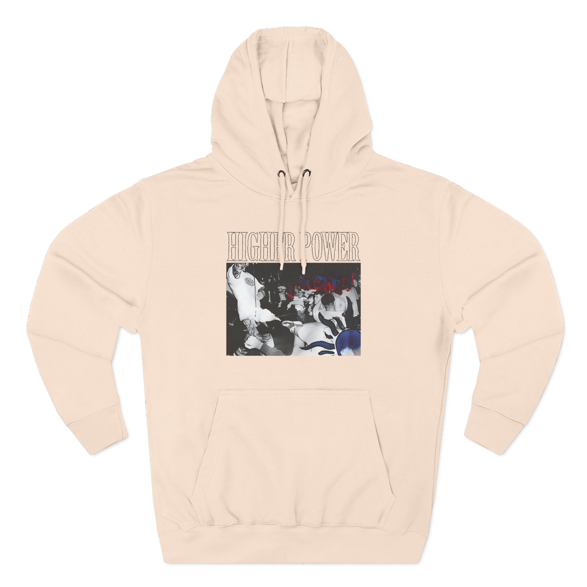 Higher Power Painted Photo Three-Panel Fleece Hoodie - Image 5