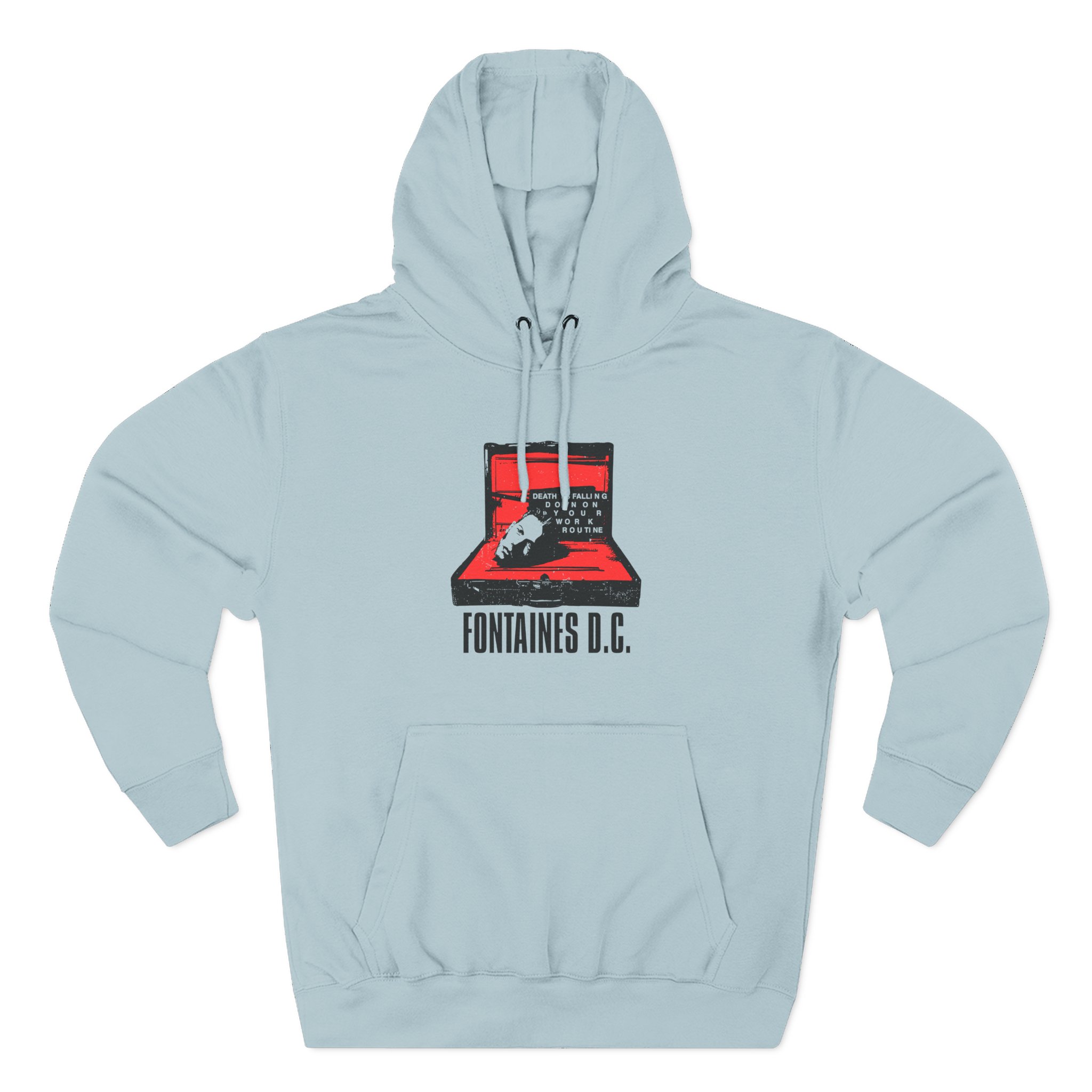 Fontaines Death Is Falling Down On Your Work Routine Three-Panel Fleece Hoodie - Image 11
