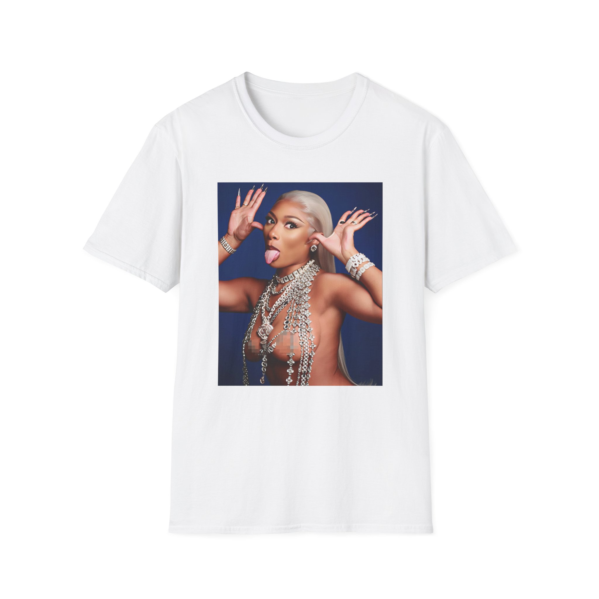 Megan Thee Stallion Hiss Tina Snow Unisex Softstyle T-Shirt - Image 3
